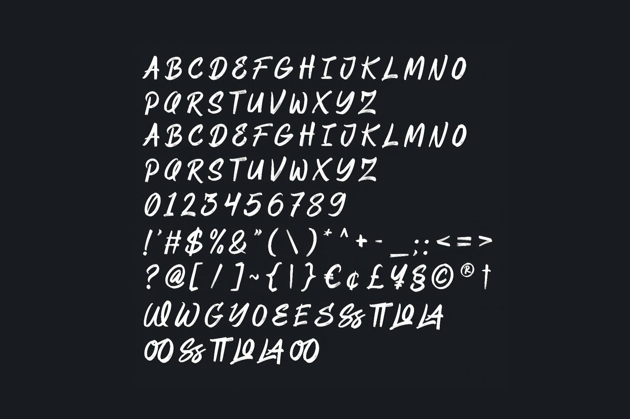 Coretan Komedi — Funny Brush Font