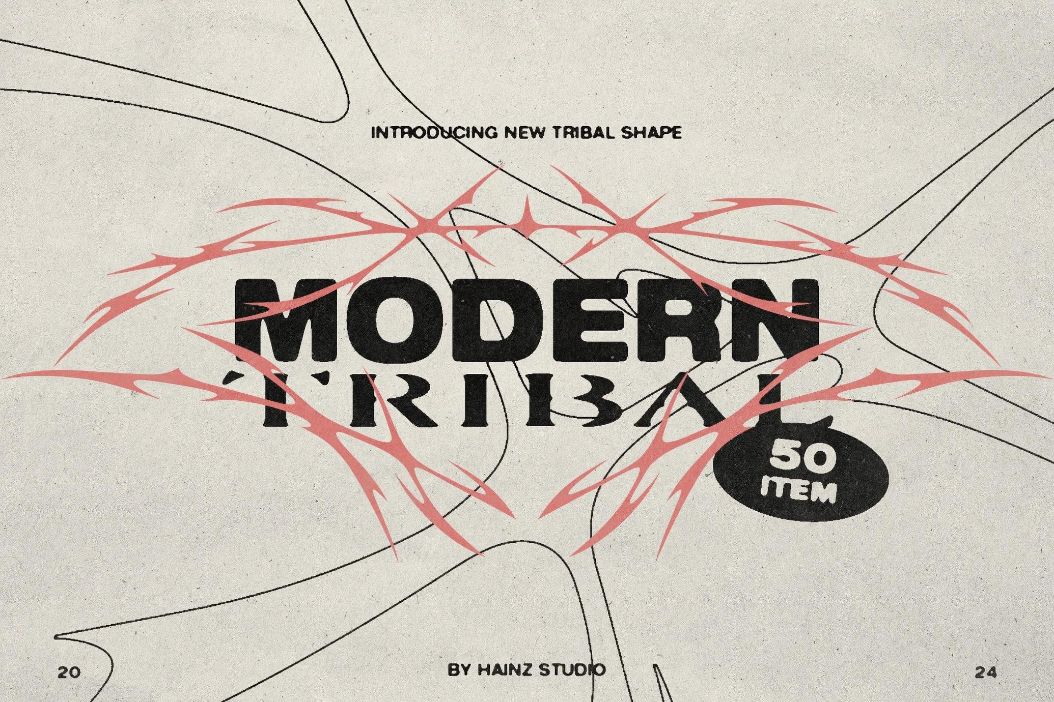 Modern Tribal Vector Shapes