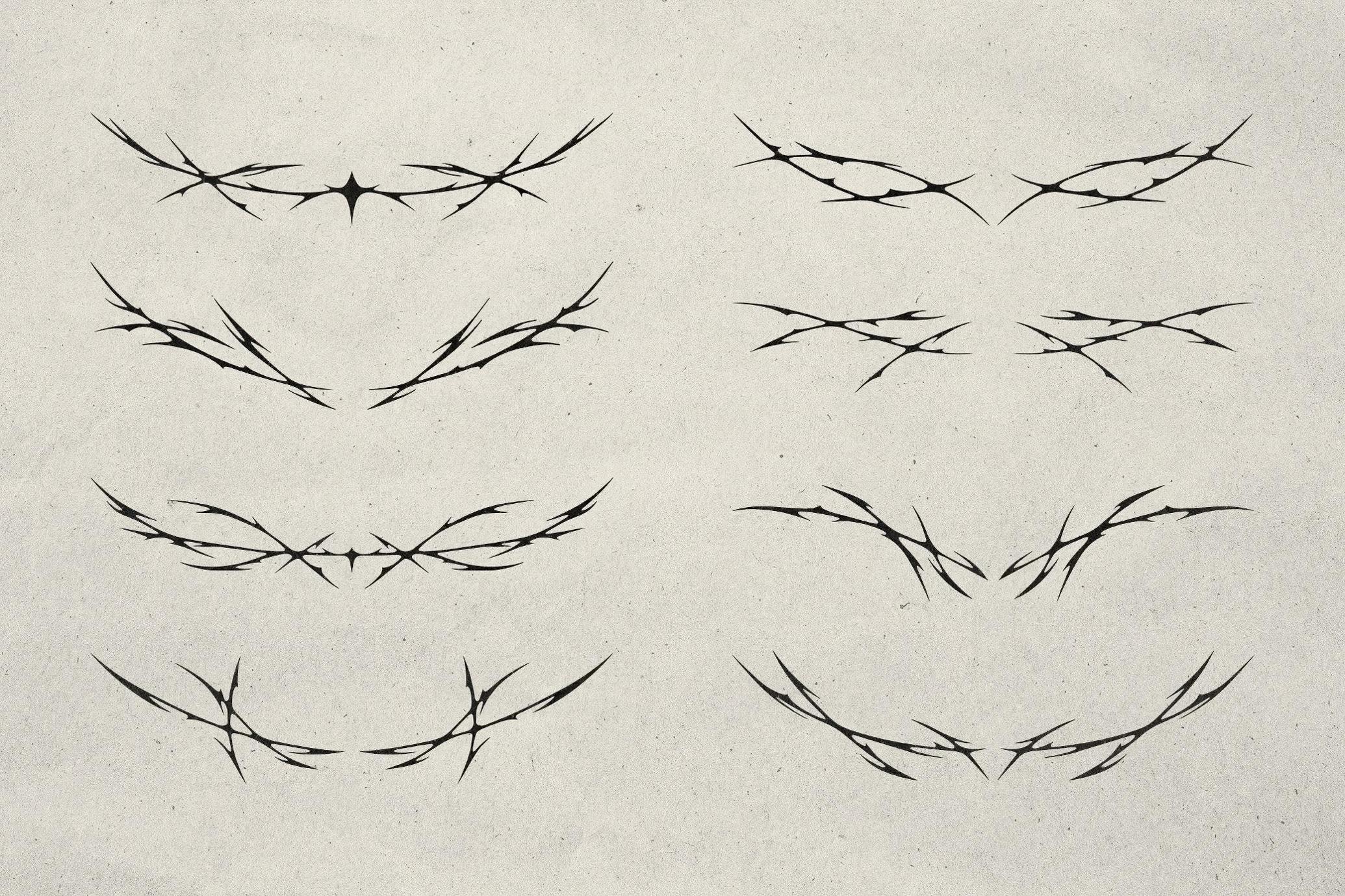 Modern Tribal Vector Shapes