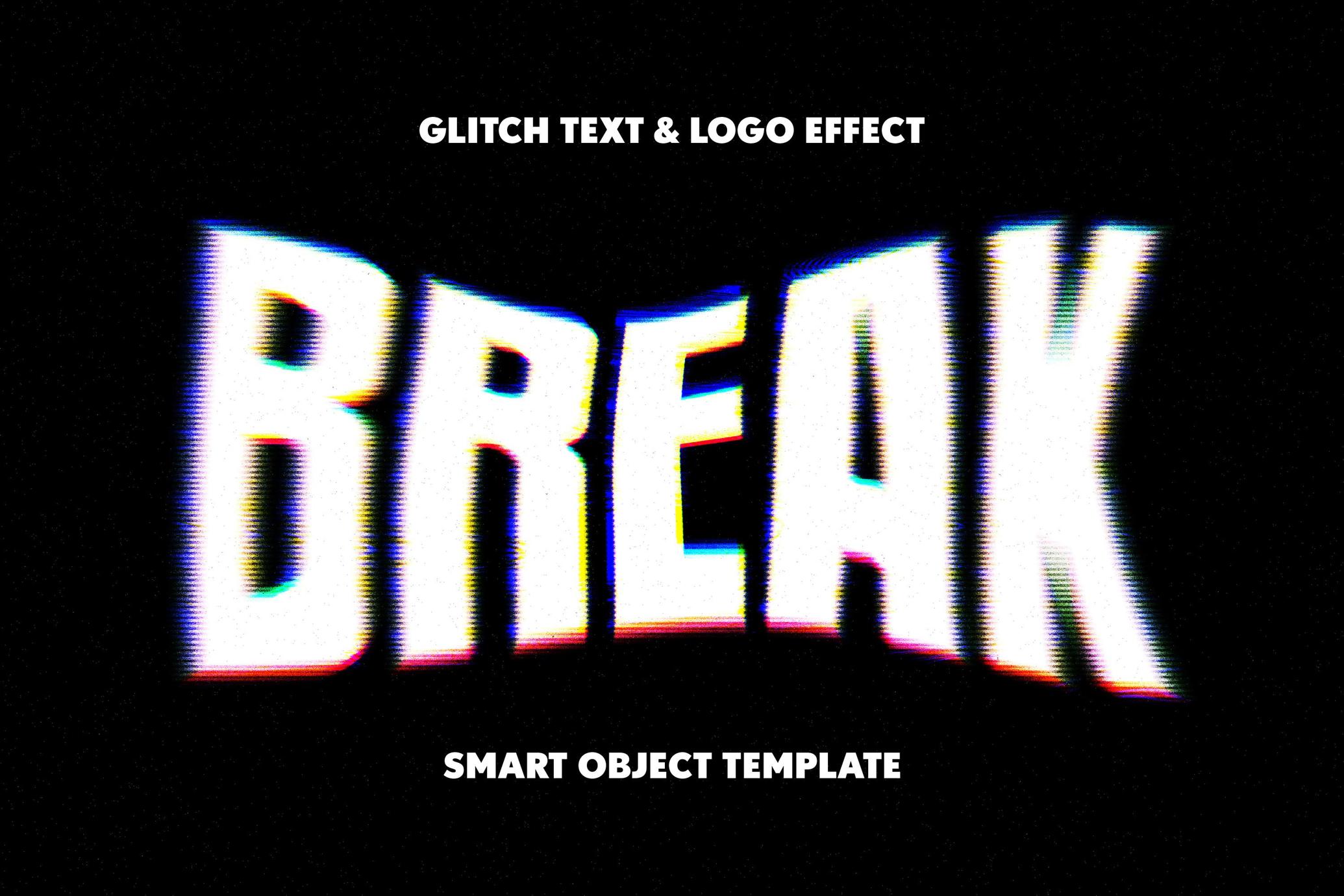 Glitch Text & Logo Effect