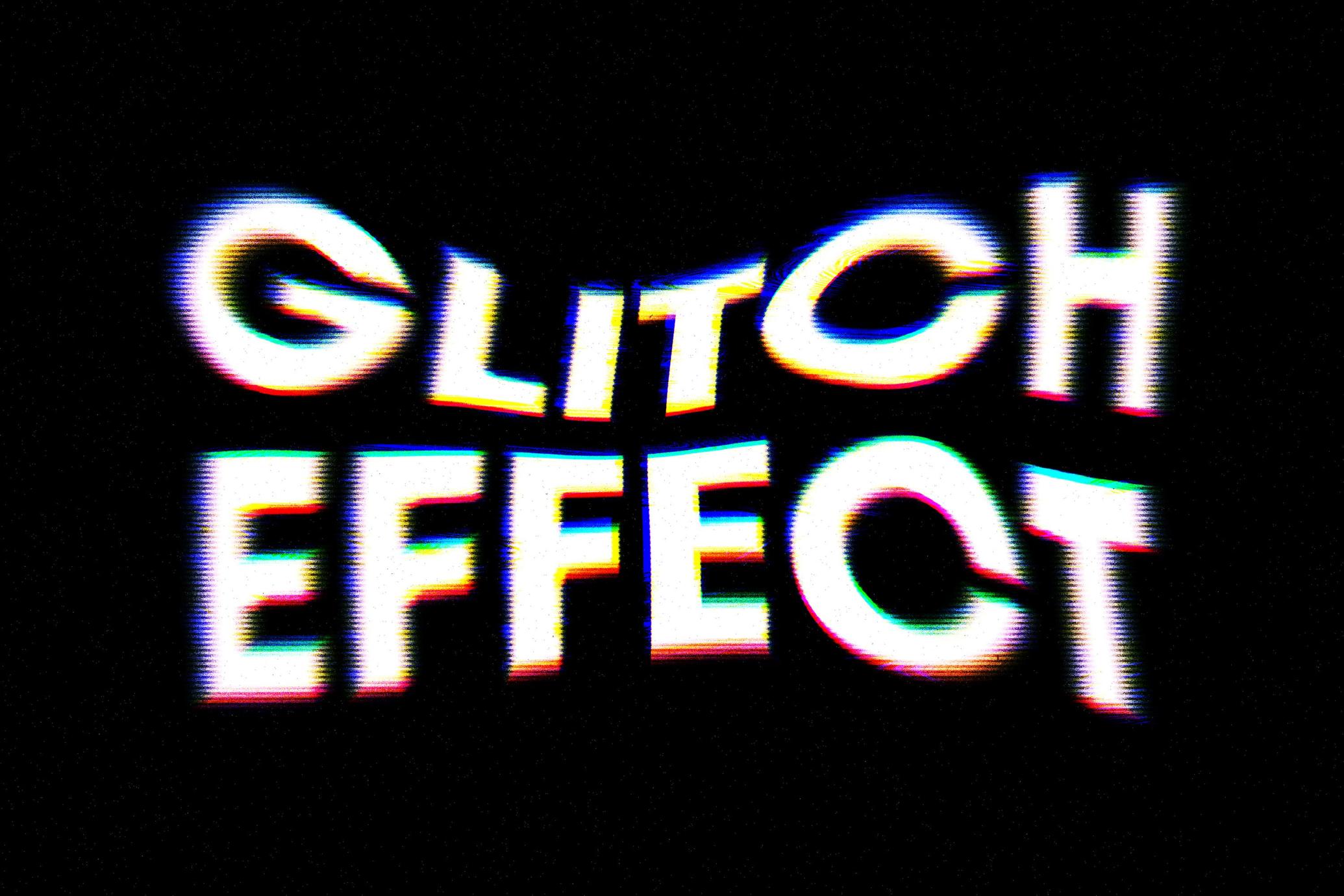Glitch Text & Logo Effect