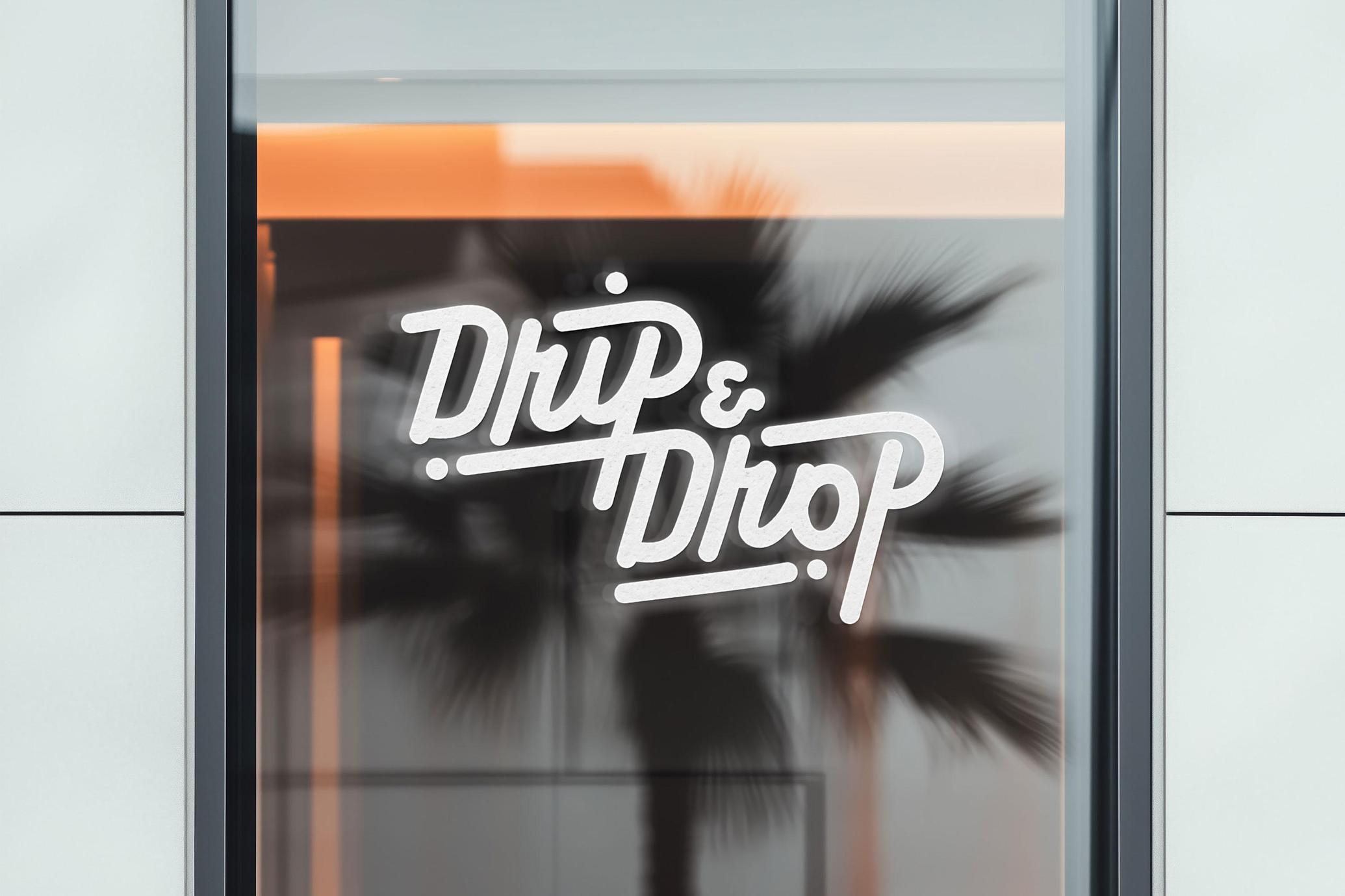 Window Sign Mockup
