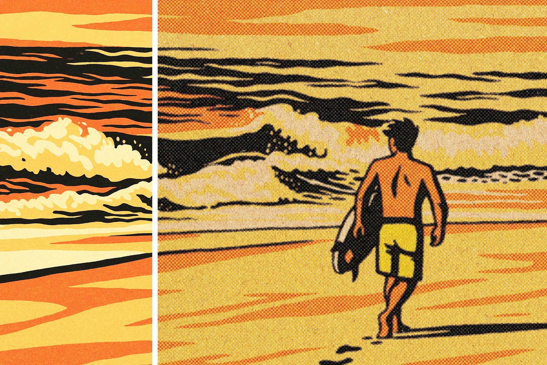 Cardboard Halftone Printer Effect