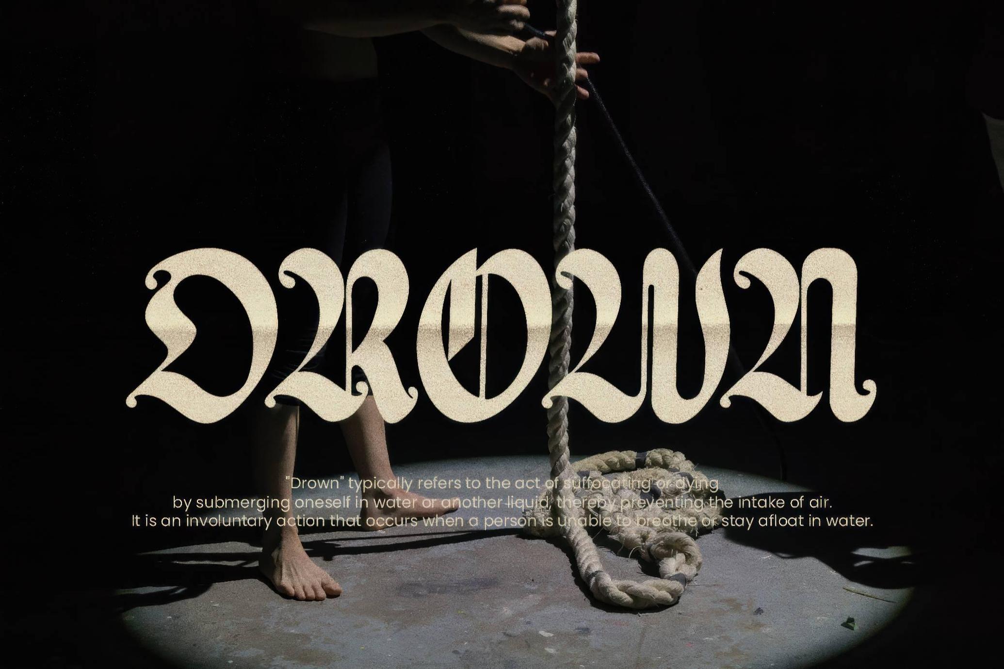 Devans — Handrawn Blackletter Font
