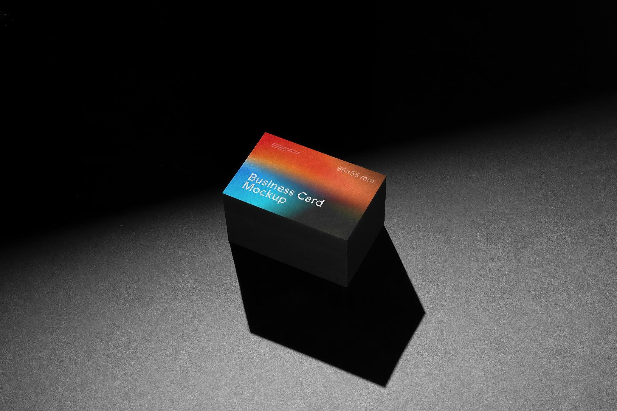 SGNL Stacked Business Cards Mockup