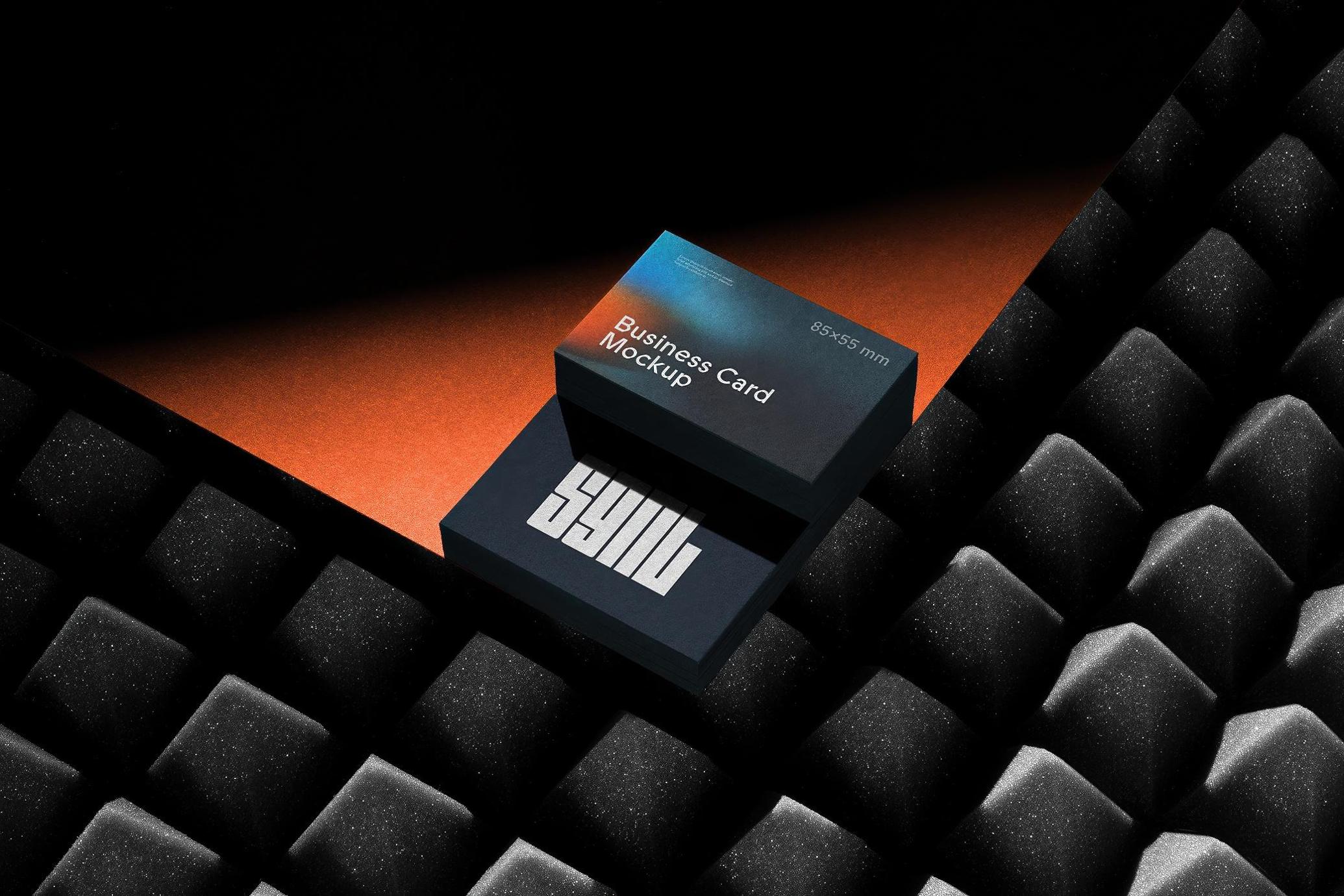 SGNL Industrial Business Cards Mockup