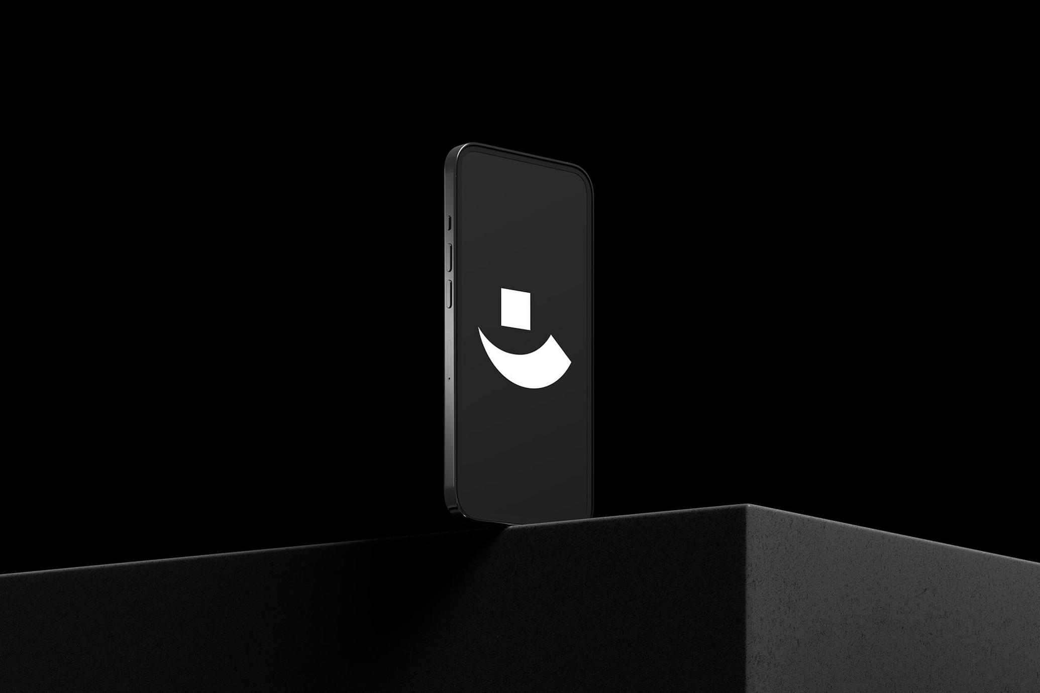 Dark Minimal iPhone Mockup