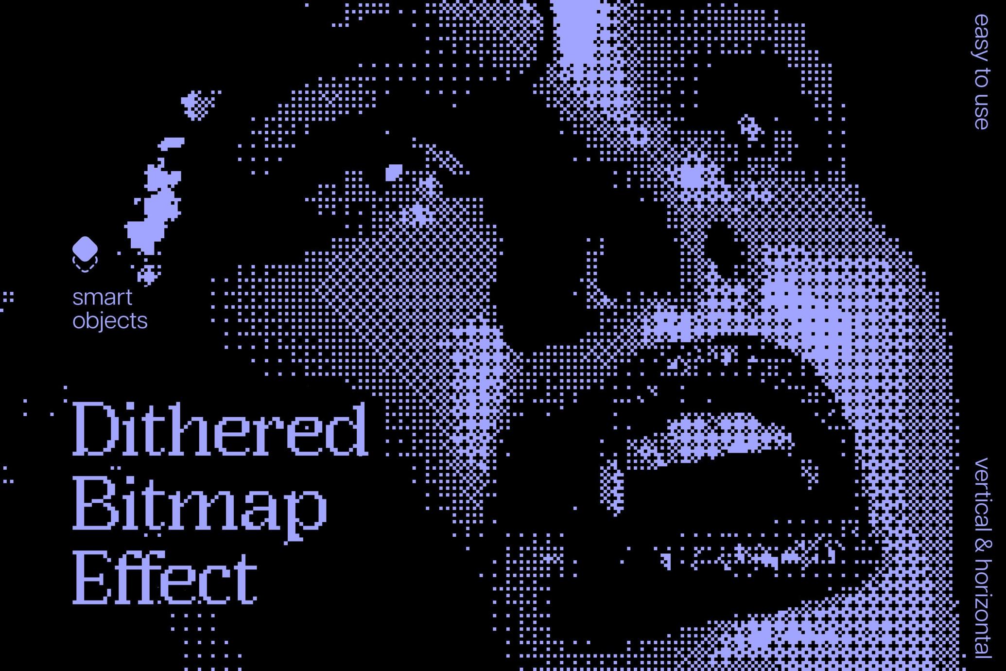 Dithered Bitmap Photo Effect
