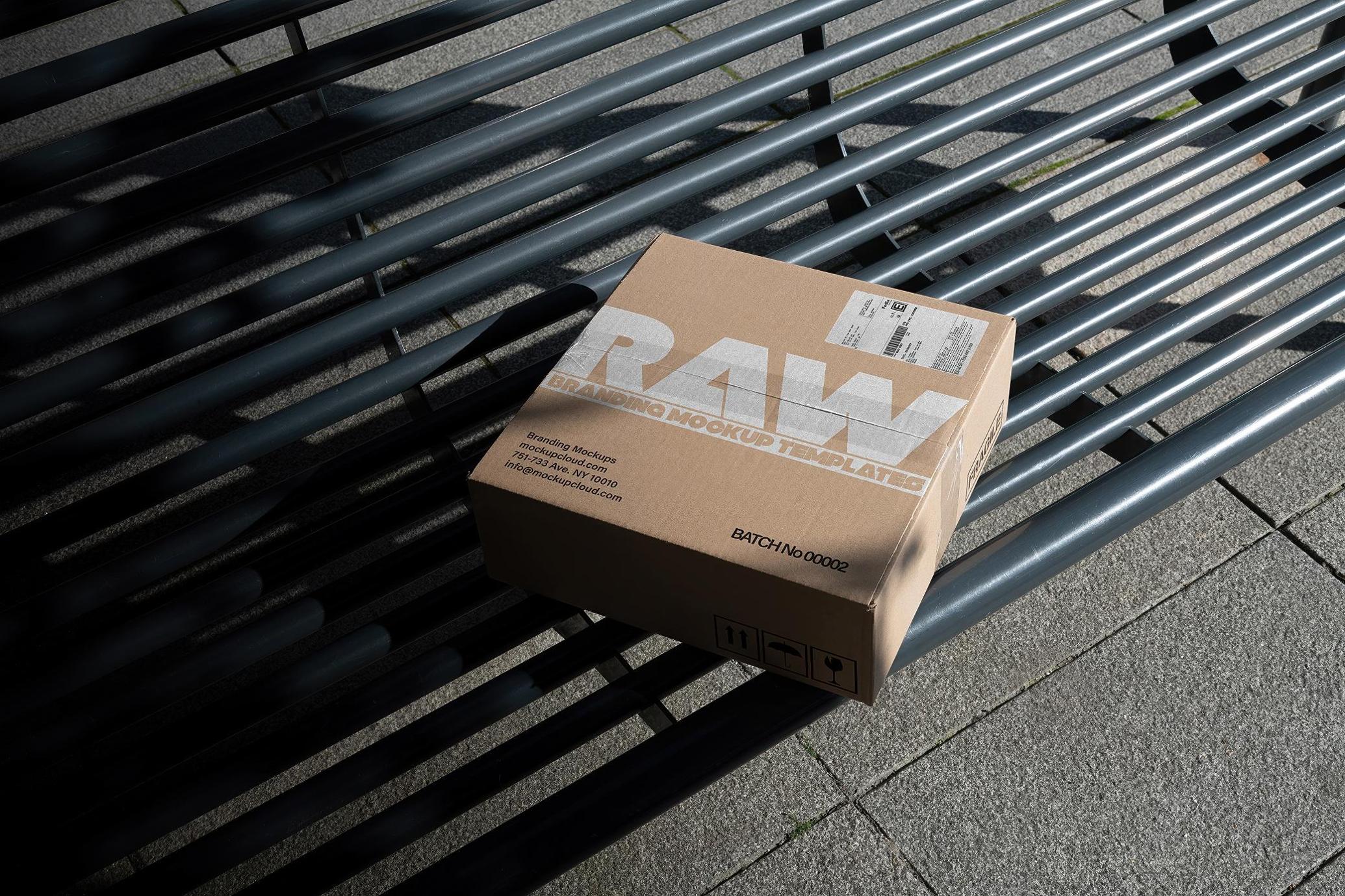 RAW Parcel Box Mockup