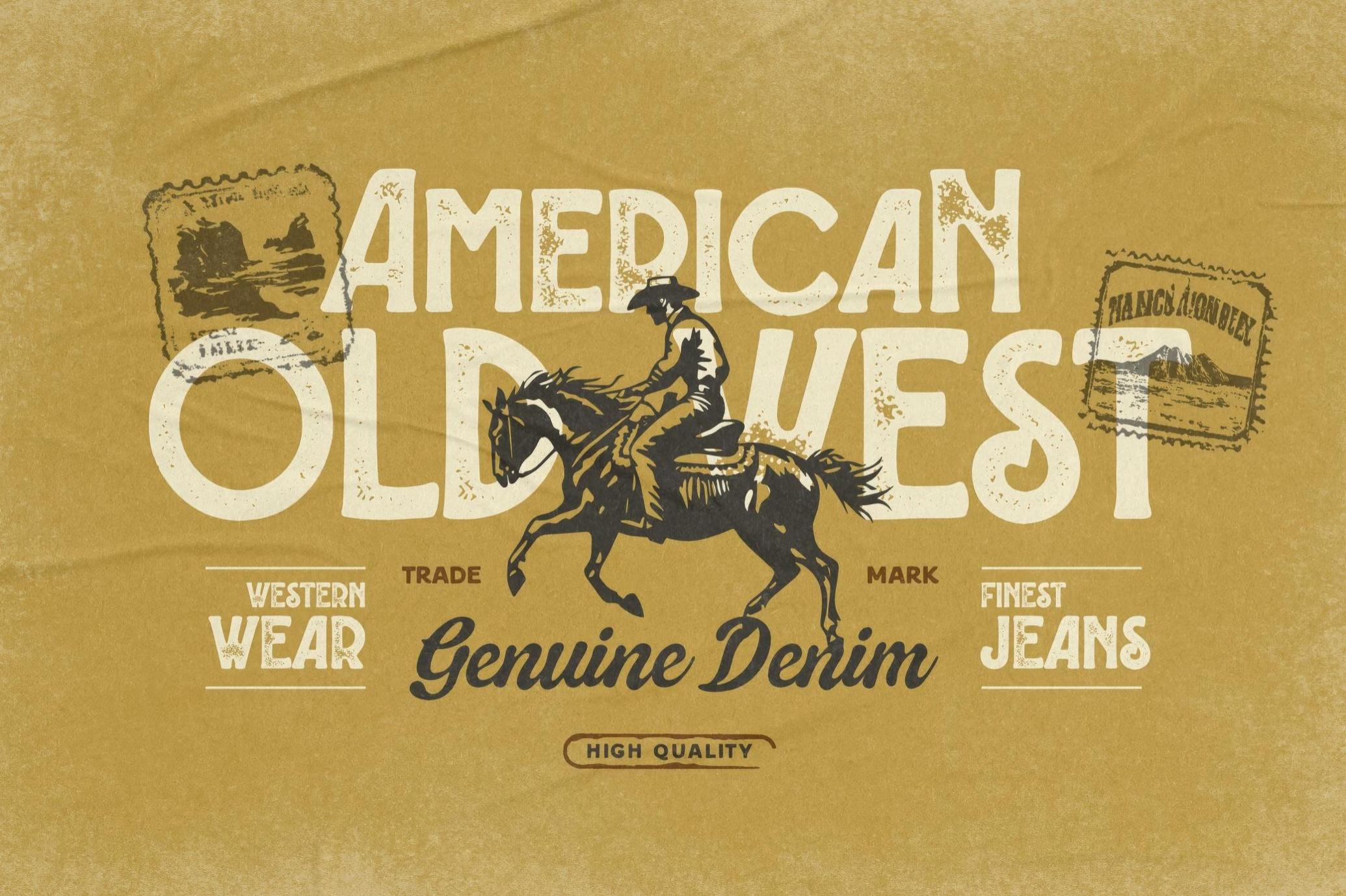 Shermans Vintage Letterpress Font