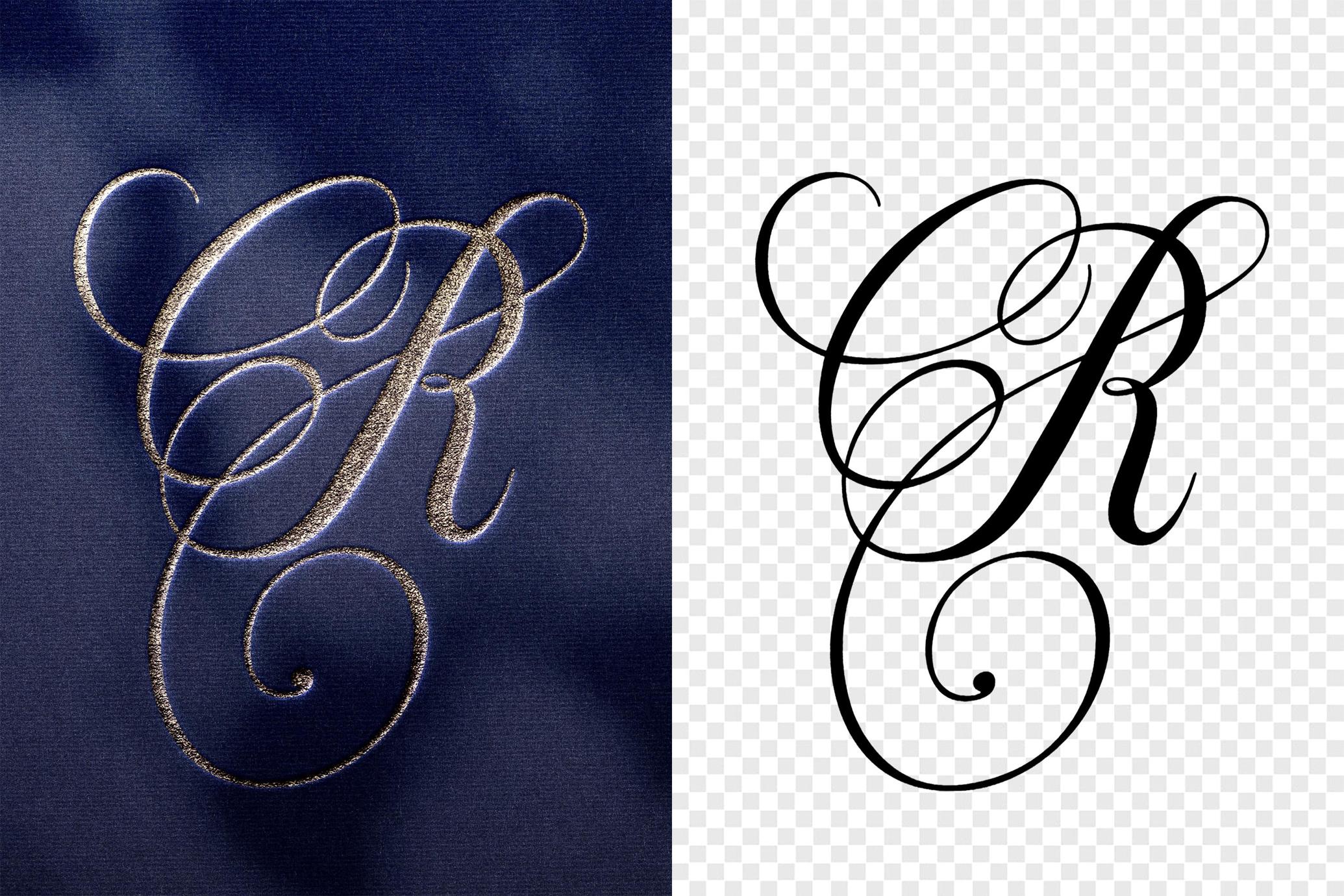 Pressed Foil Text & Logo Mockup