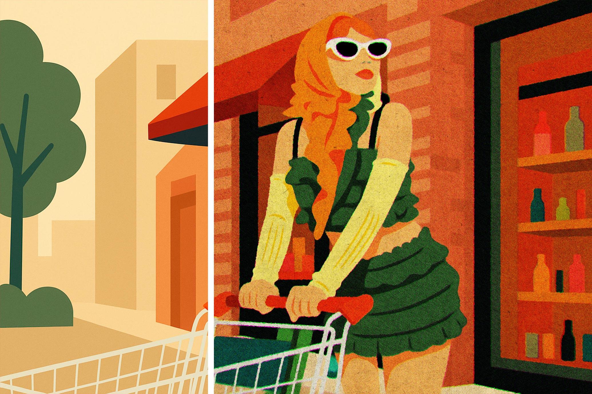Retro Misprint Design Effect
