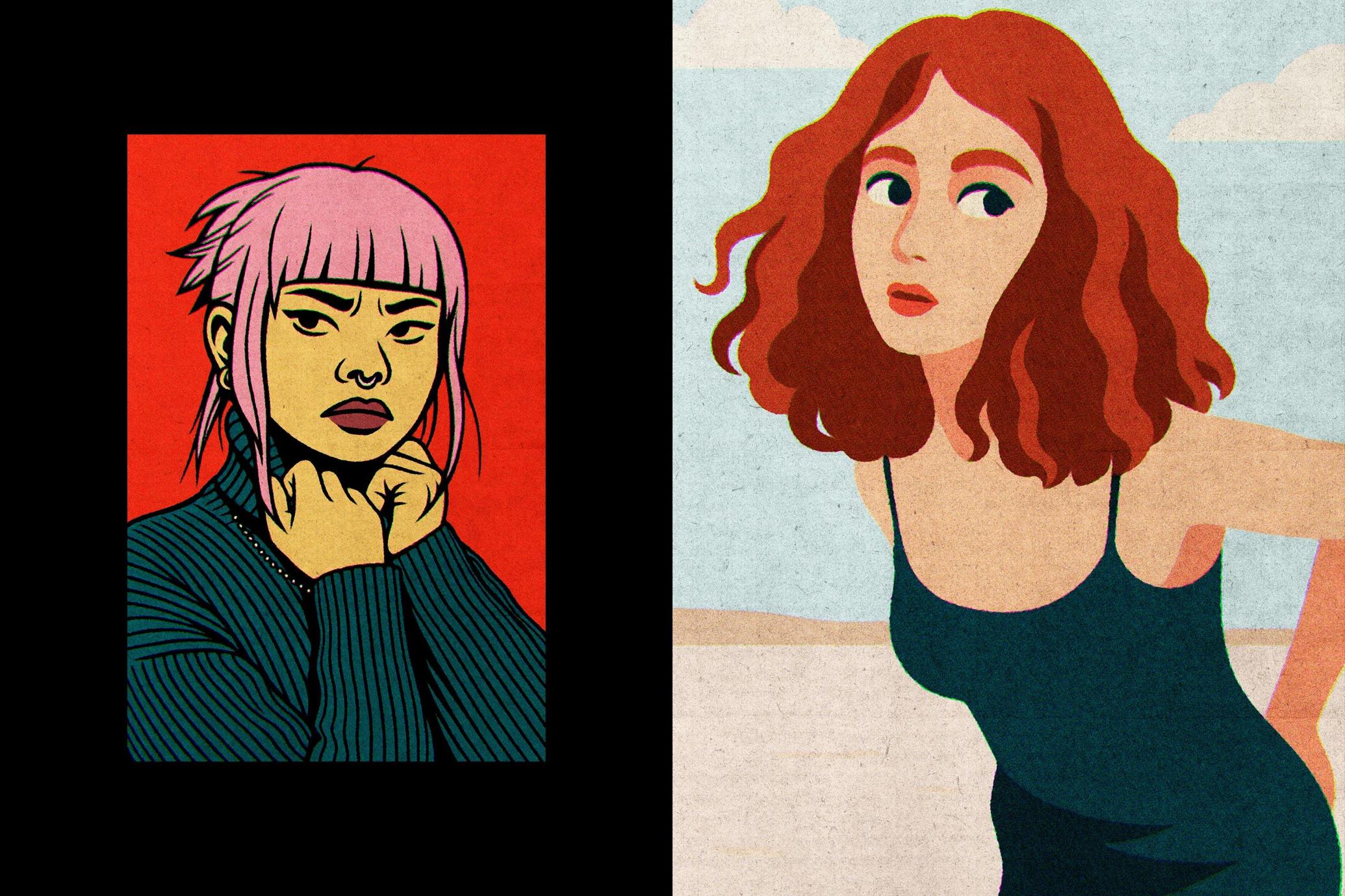Retro Misprint Design Effect