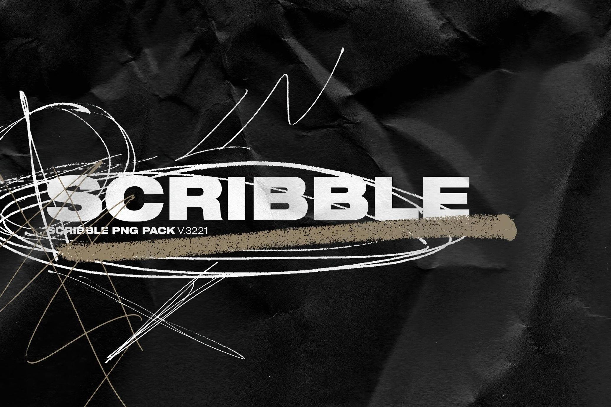 Scribble v.3221 - 90 png Scribble