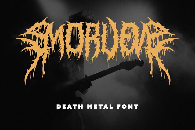Morven — Death Metal Font