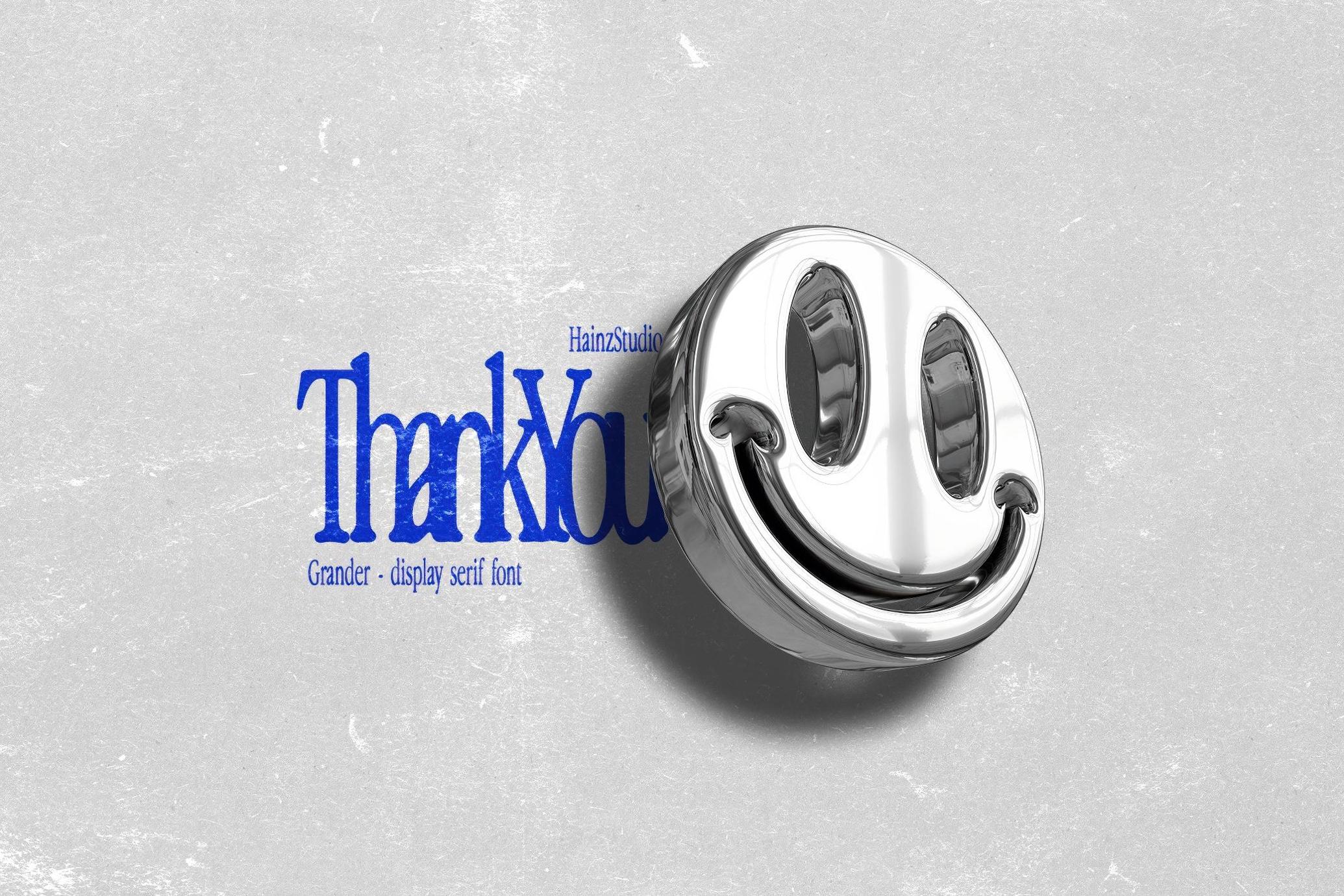 Grander – Display Serif Font