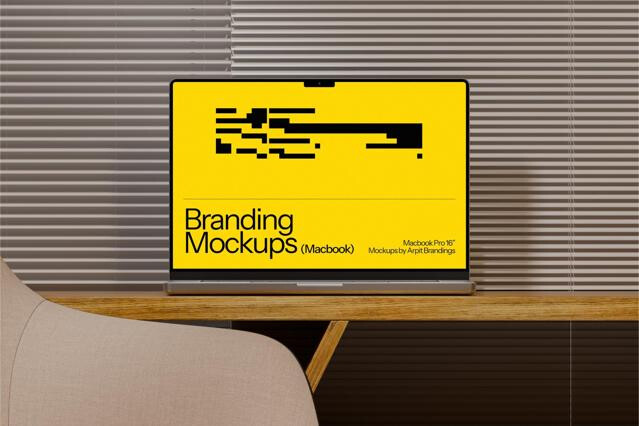 Office Room MacBook Pro Mockup