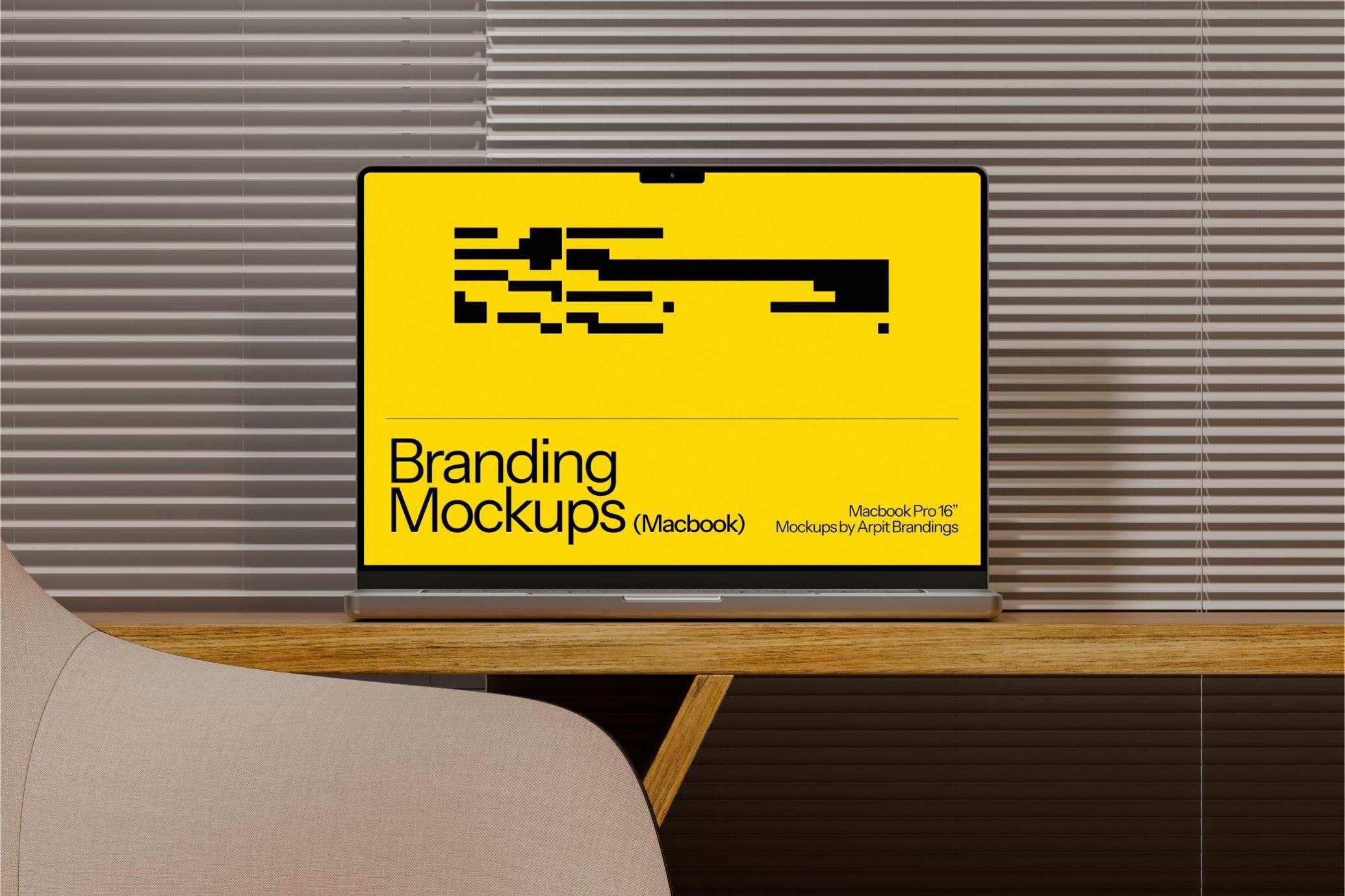 Office Room MacBook Pro Mockup