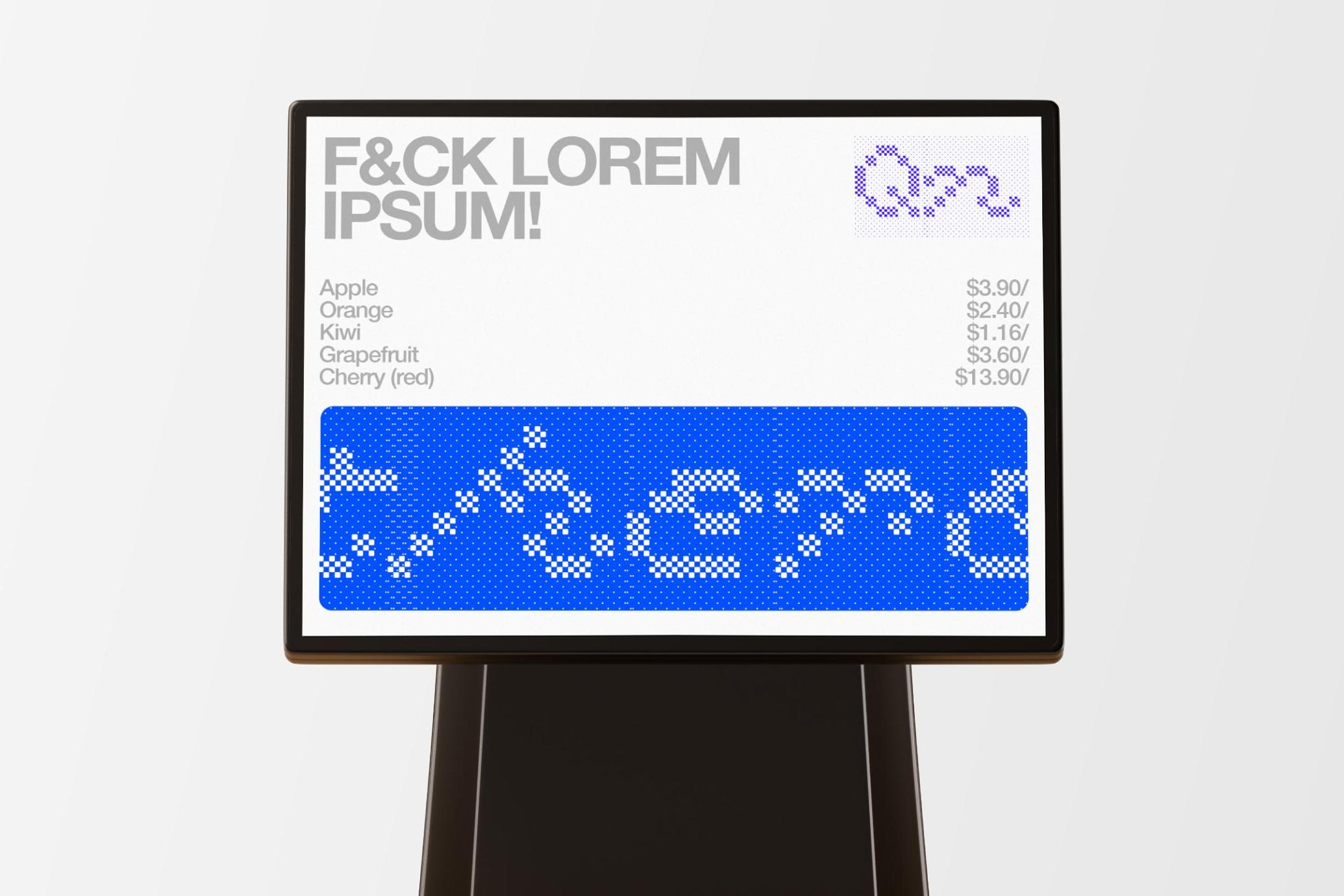 Cash Register Screen Mockup