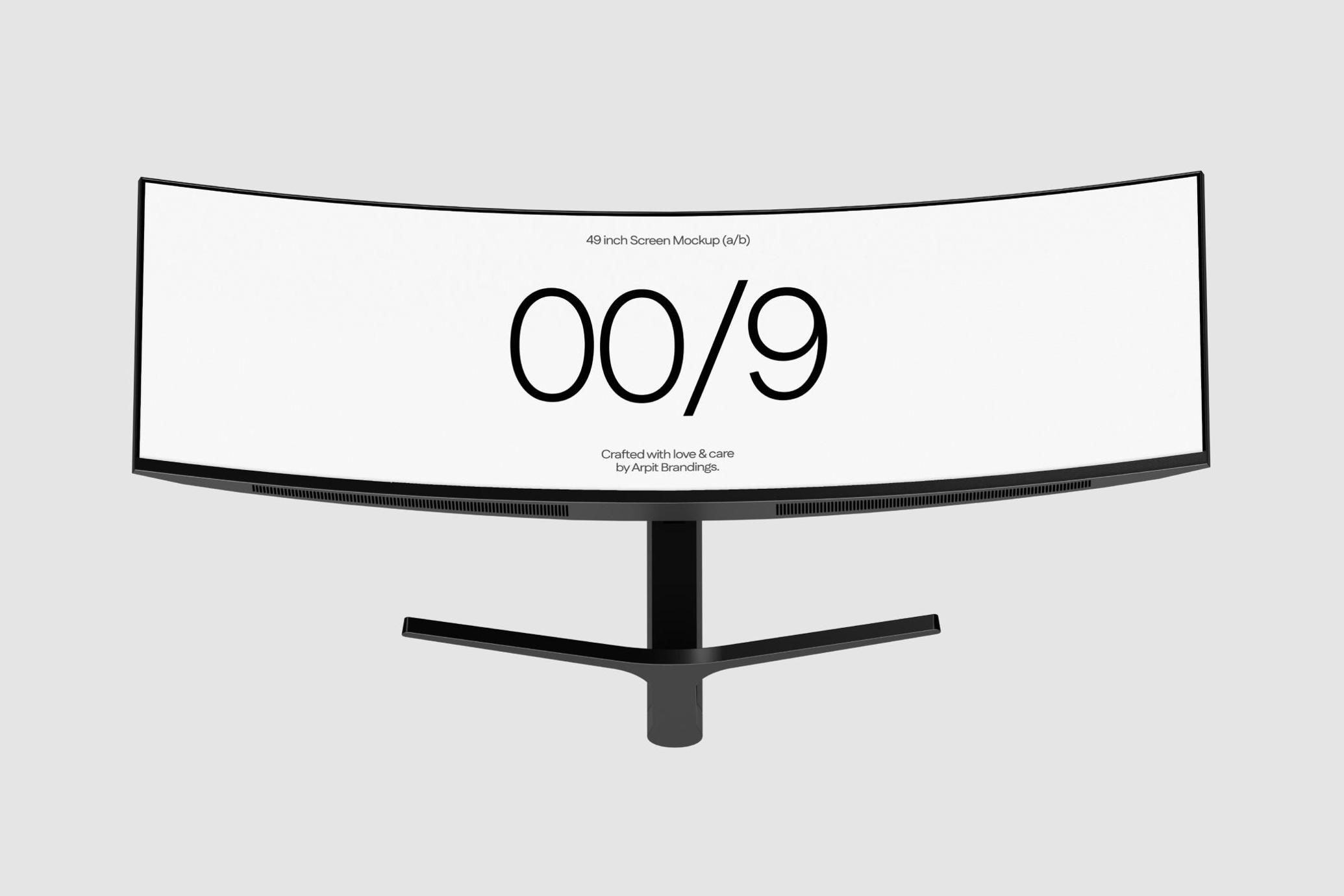 Wide Screen Mockup
