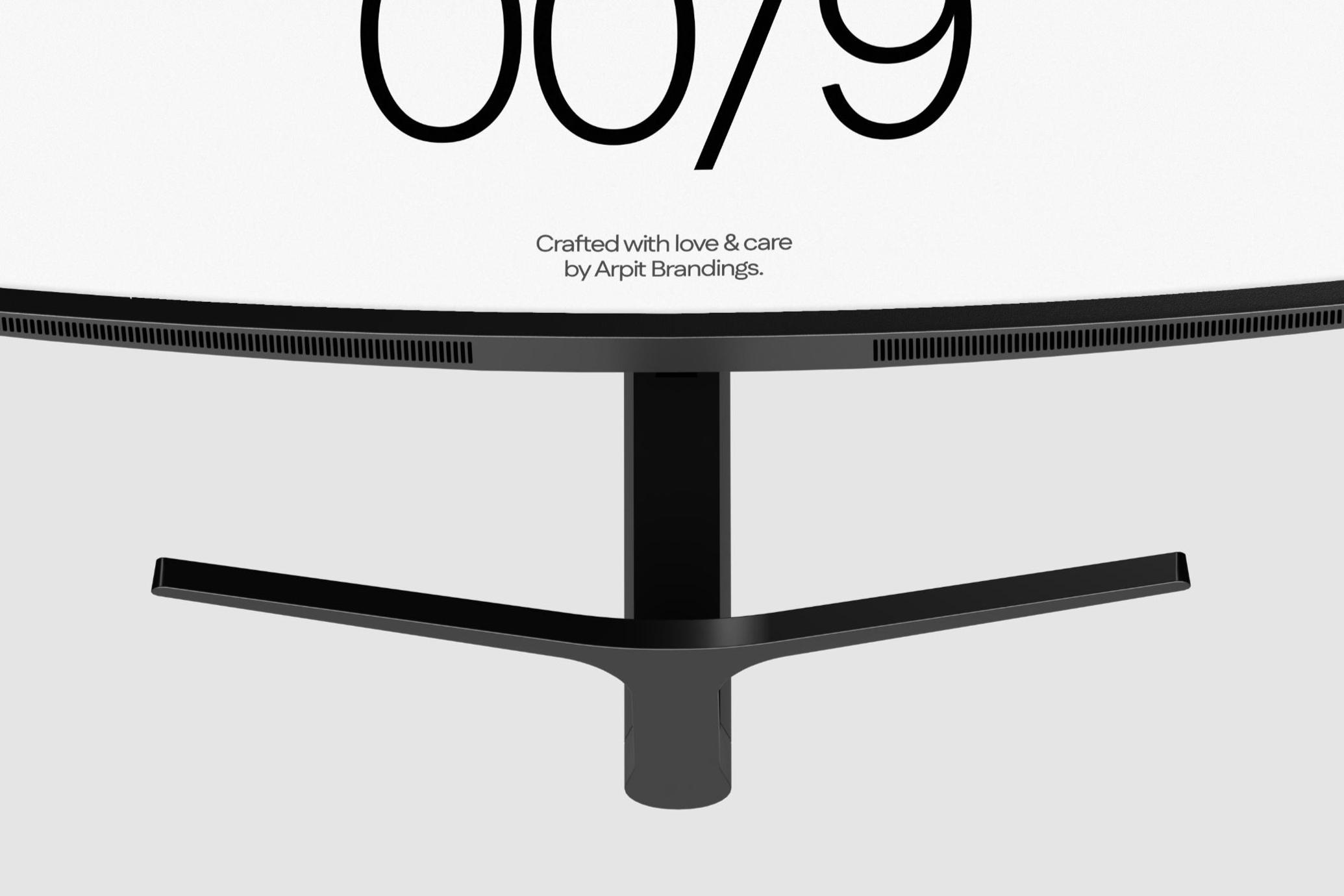 Wide Screen Mockup