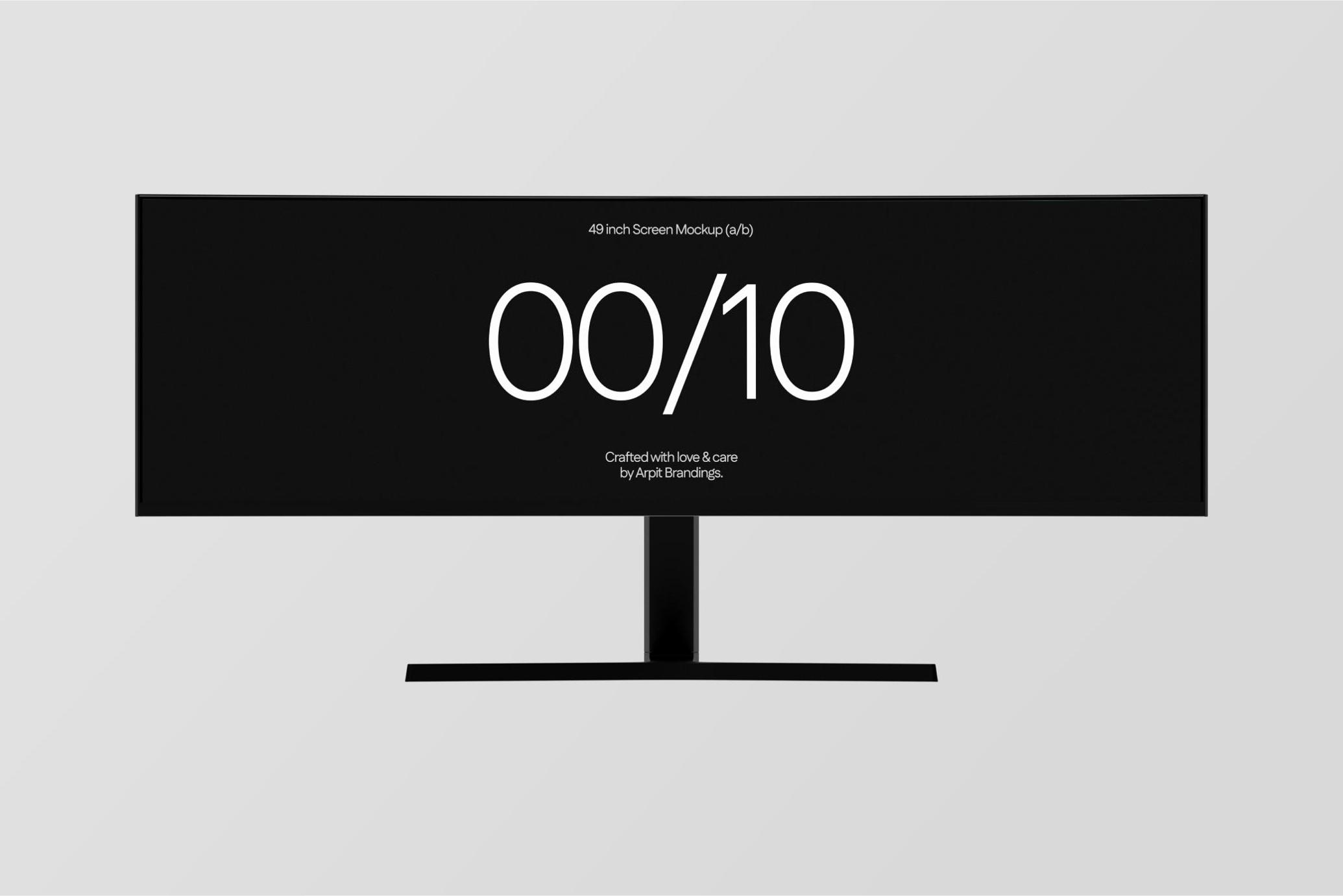 Wide Screen Mockup