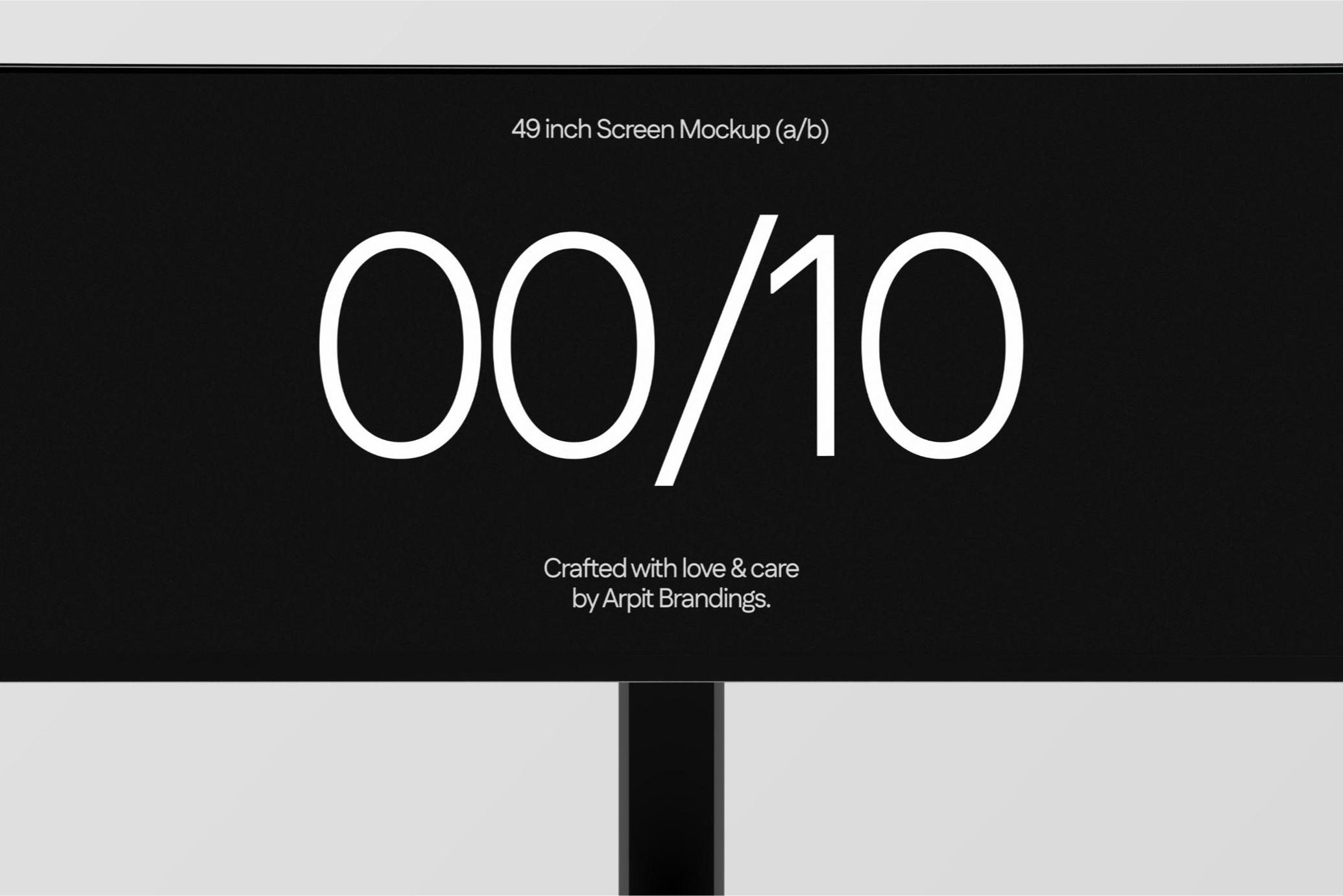 Wide Screen Mockup