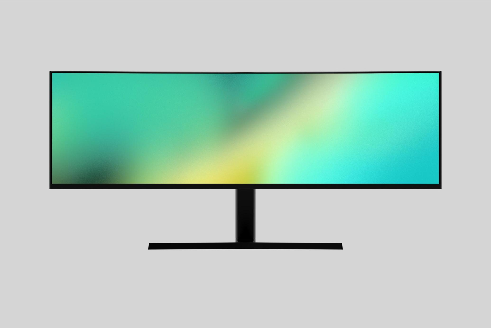 Wide Screen Mockup