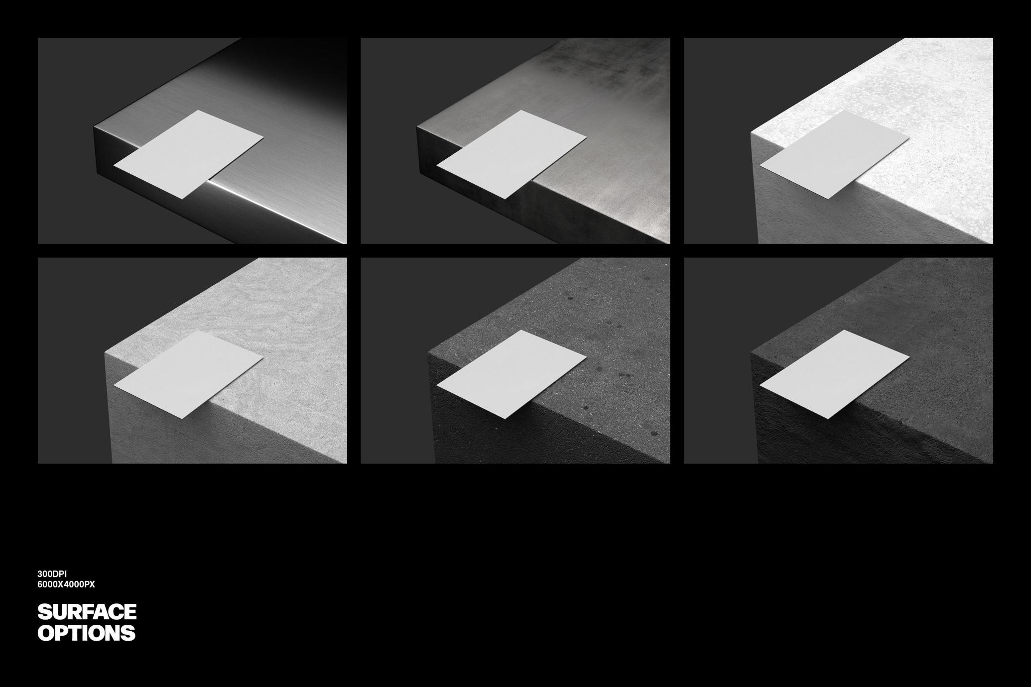 85x55mm Business Card Mockup