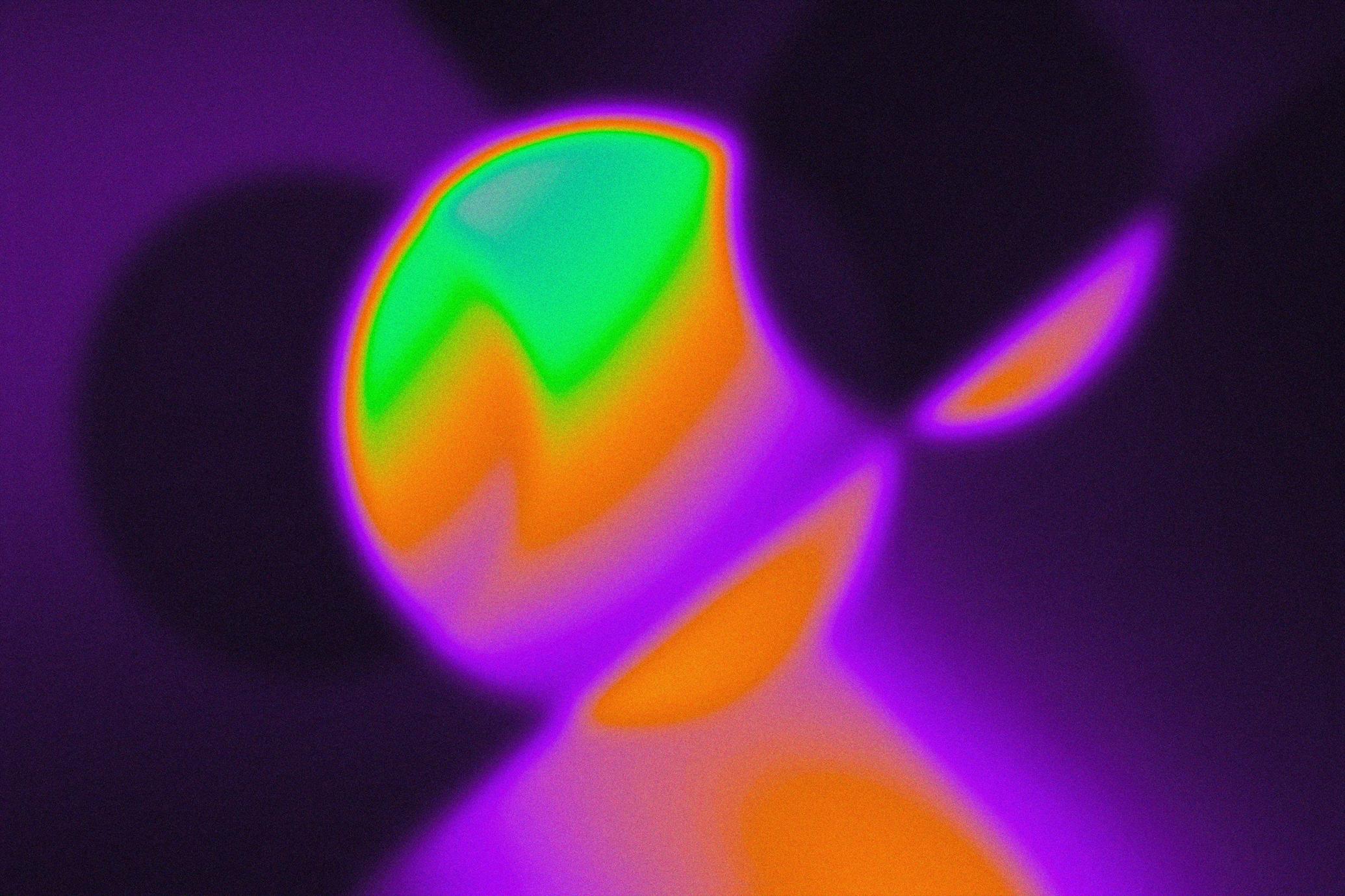 Abstract Iridescent Geometric Backgrounds