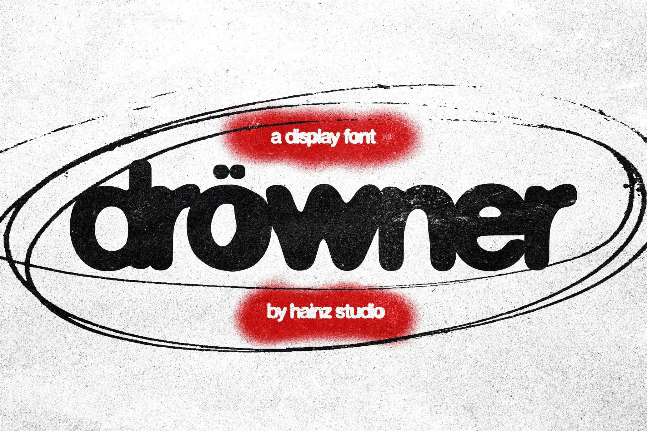 Drowner Display Font