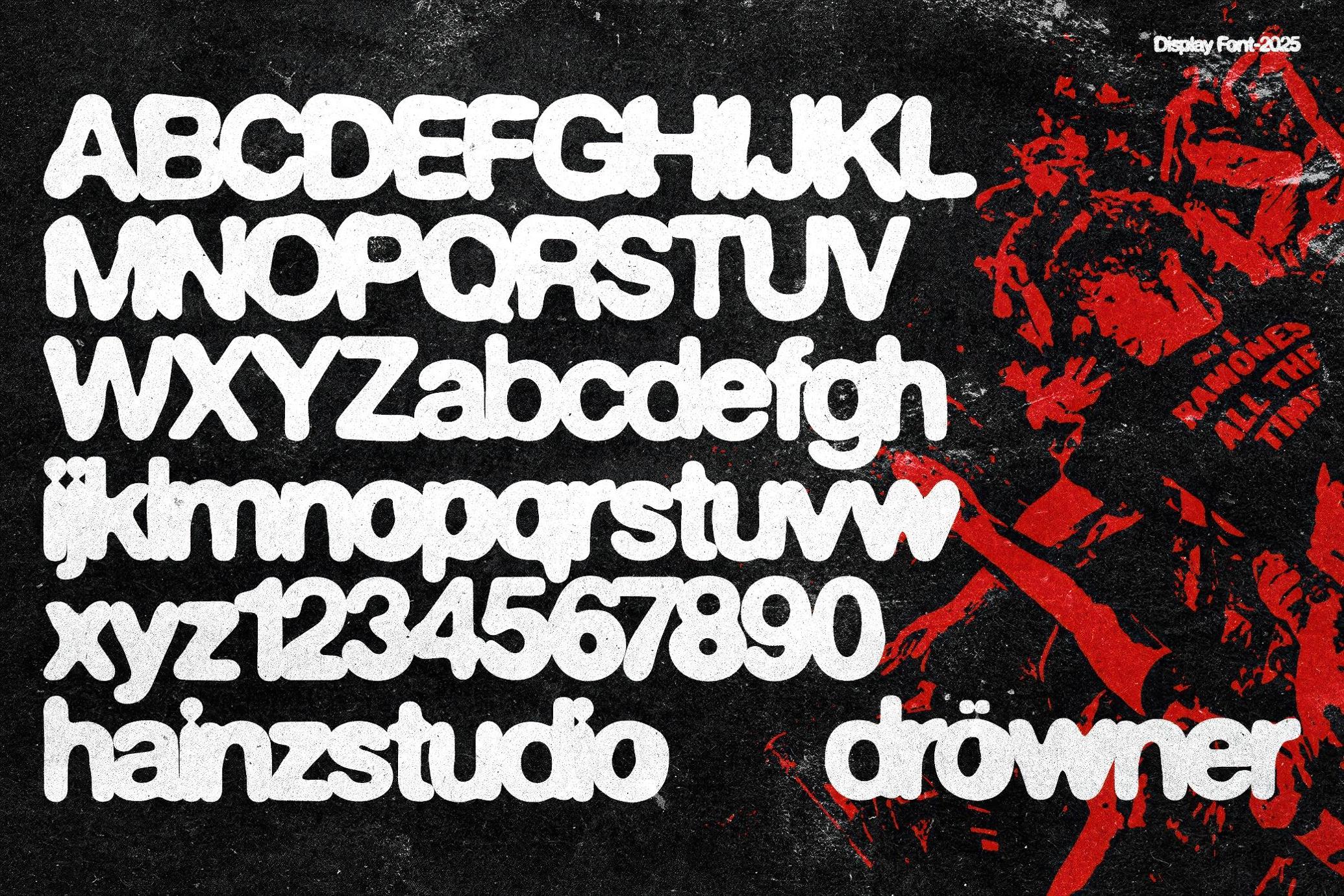 Drowner Display Font