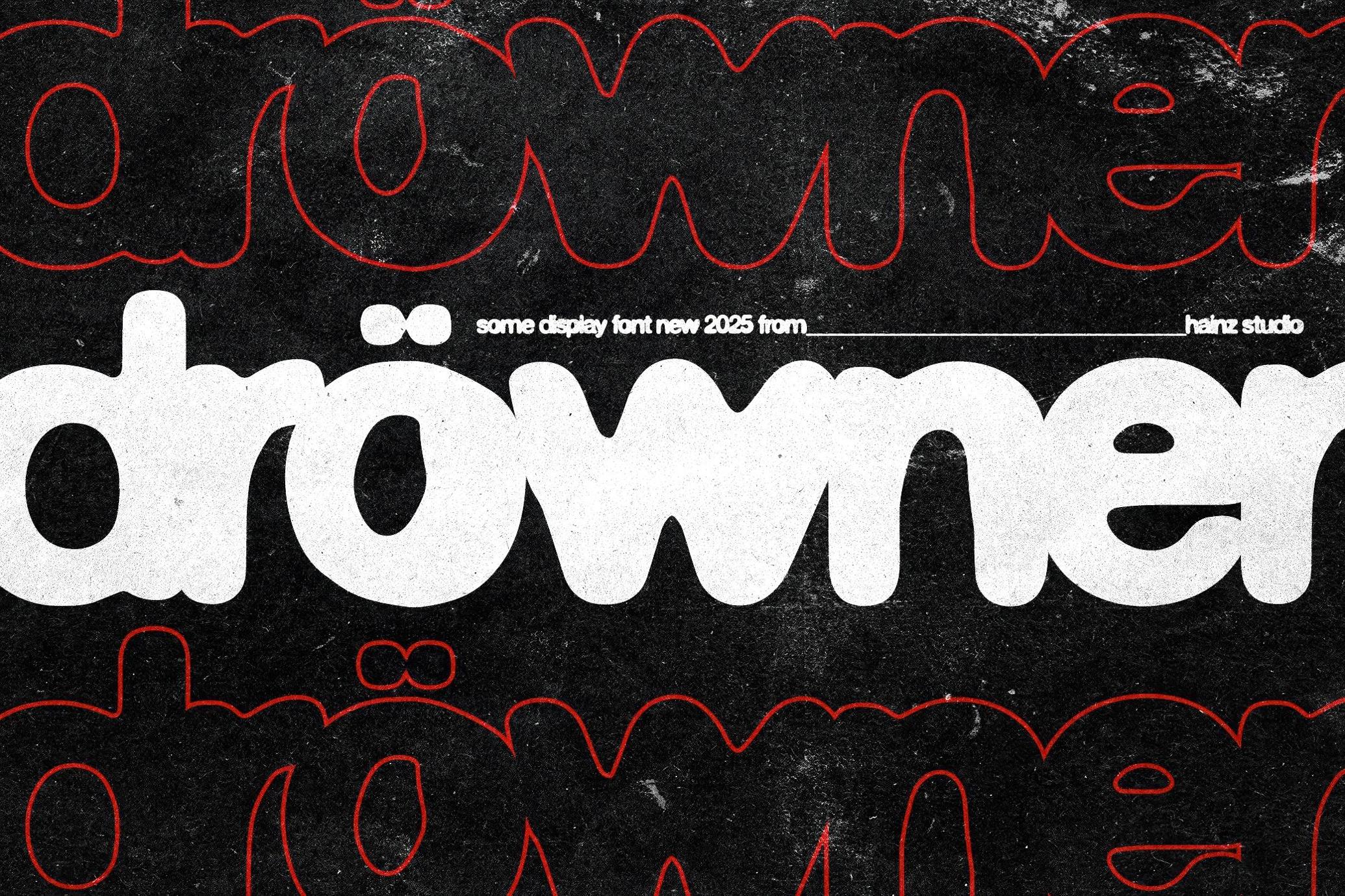 Drowner Display Font
