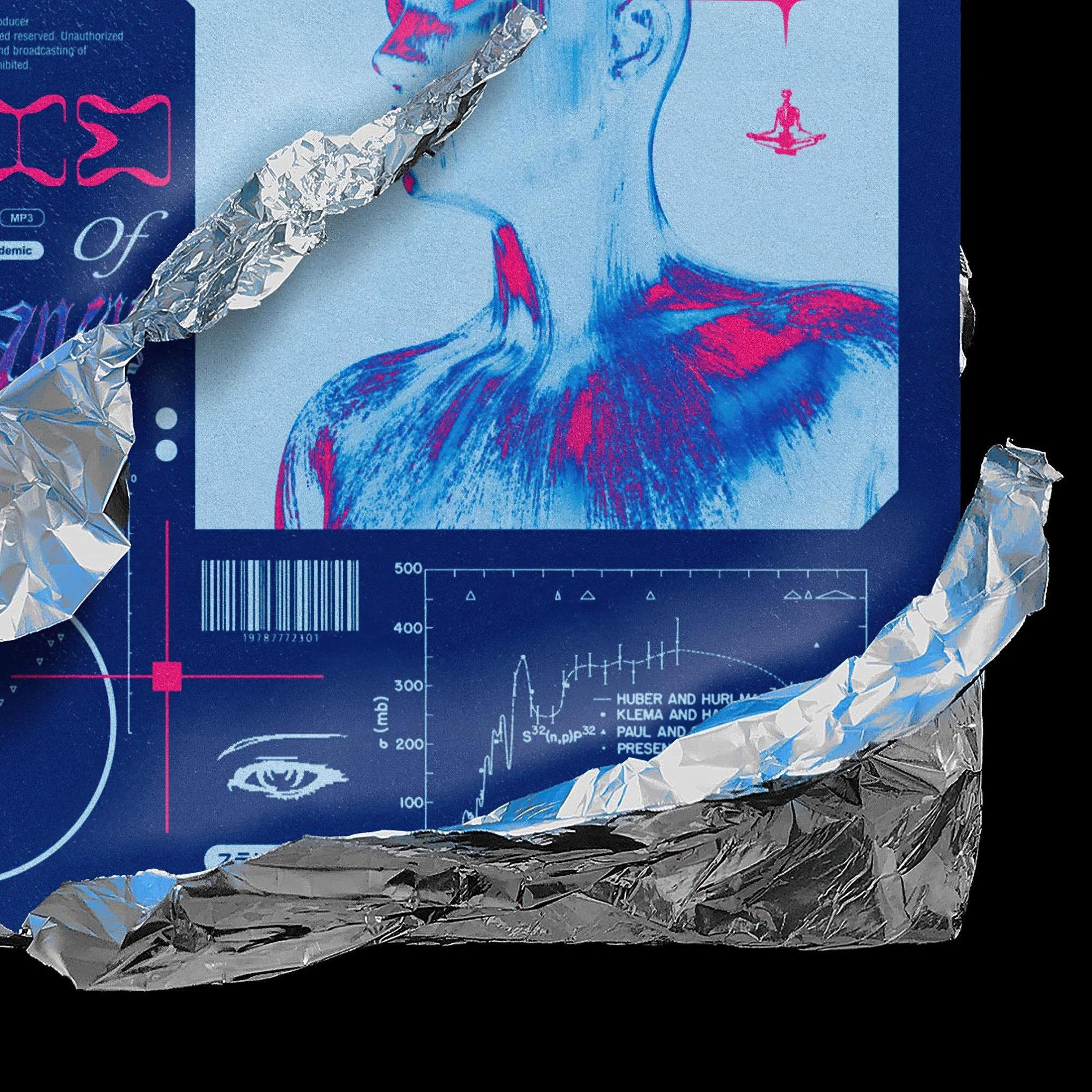 Metal Wrap CD Cover Mockup