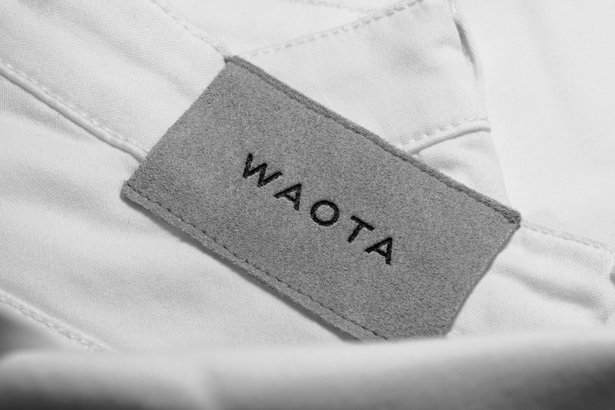 White Jeans Label Tag Mockup