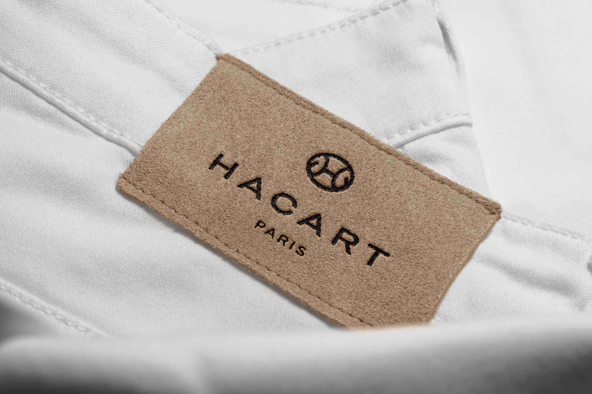White Jeans Label Tag Mockup