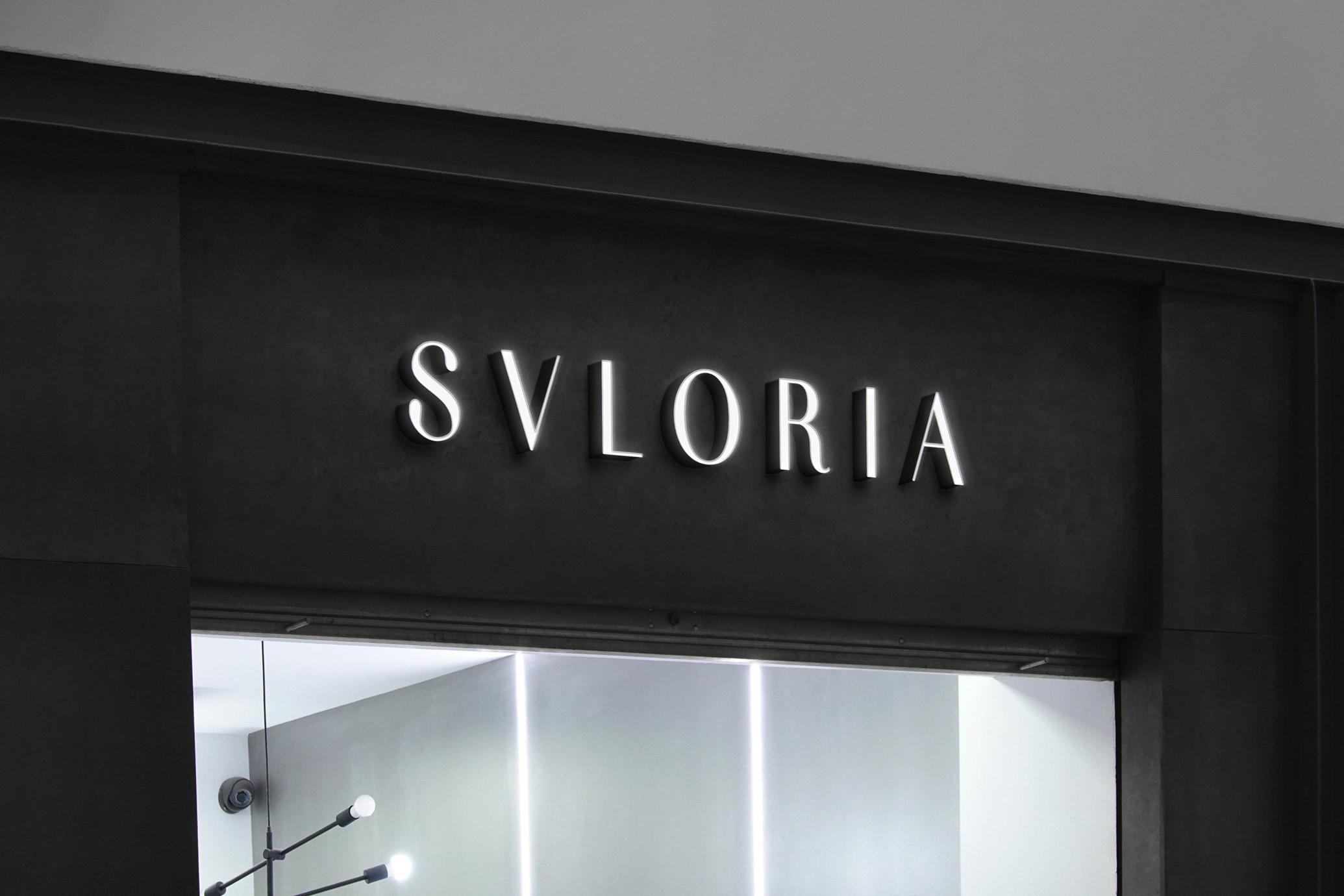 Storefront Sign Logo Mockup