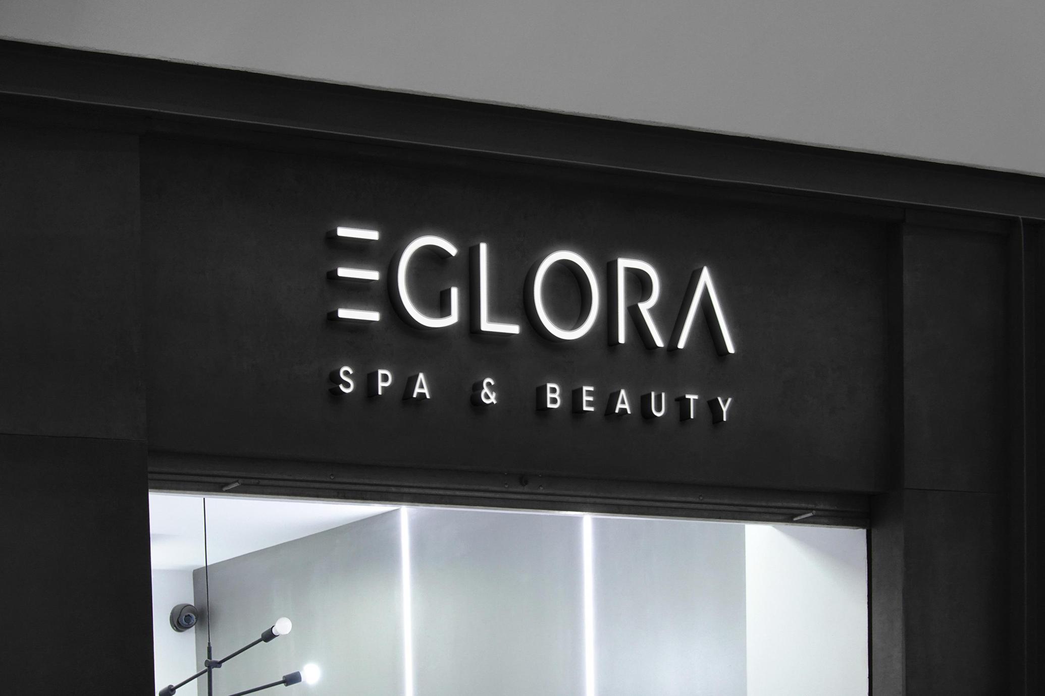 Storefront Sign Logo Mockup
