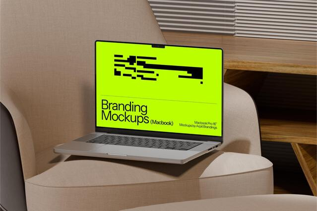 Office MacBook Pro Mockup