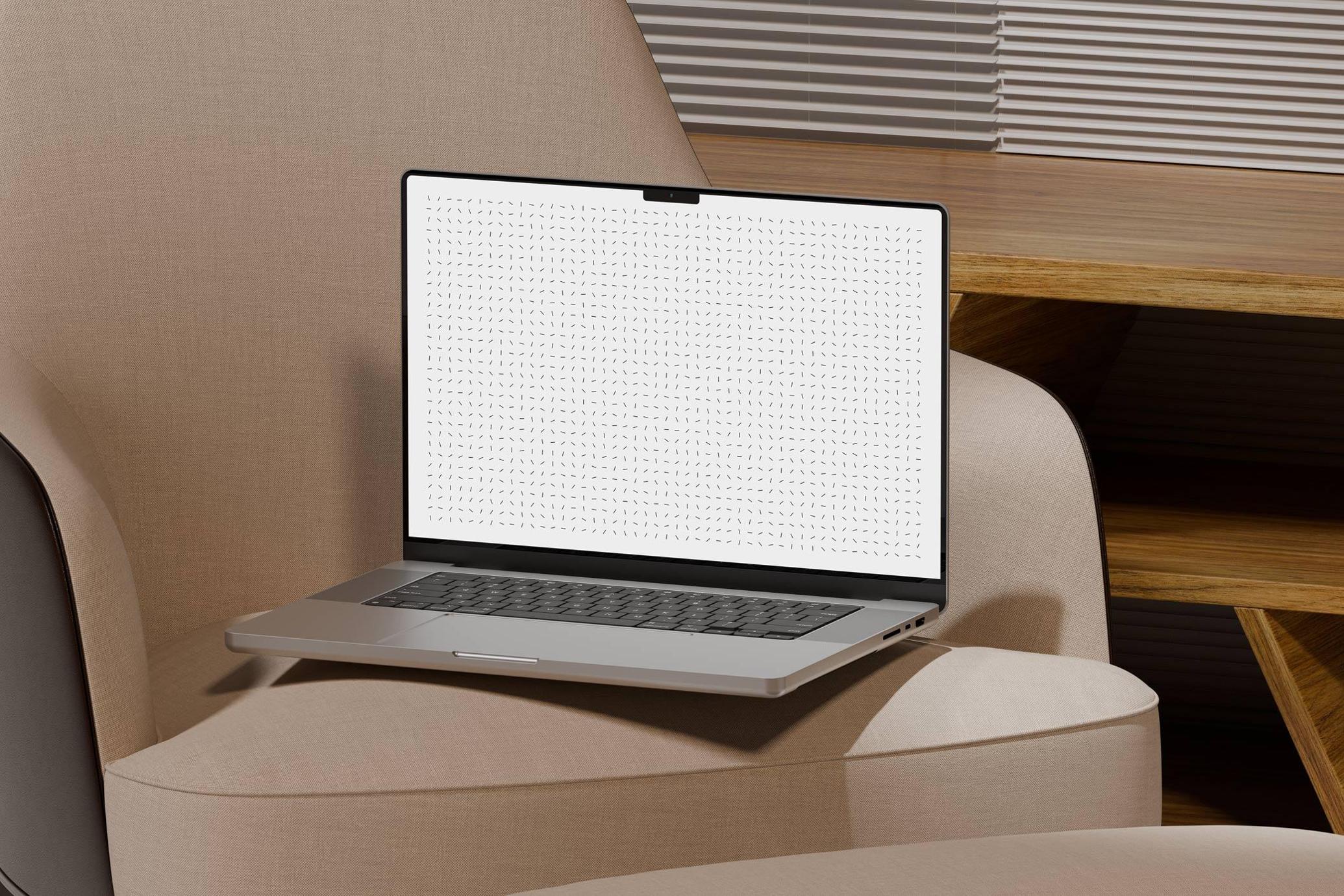 Office MacBook Pro Mockup