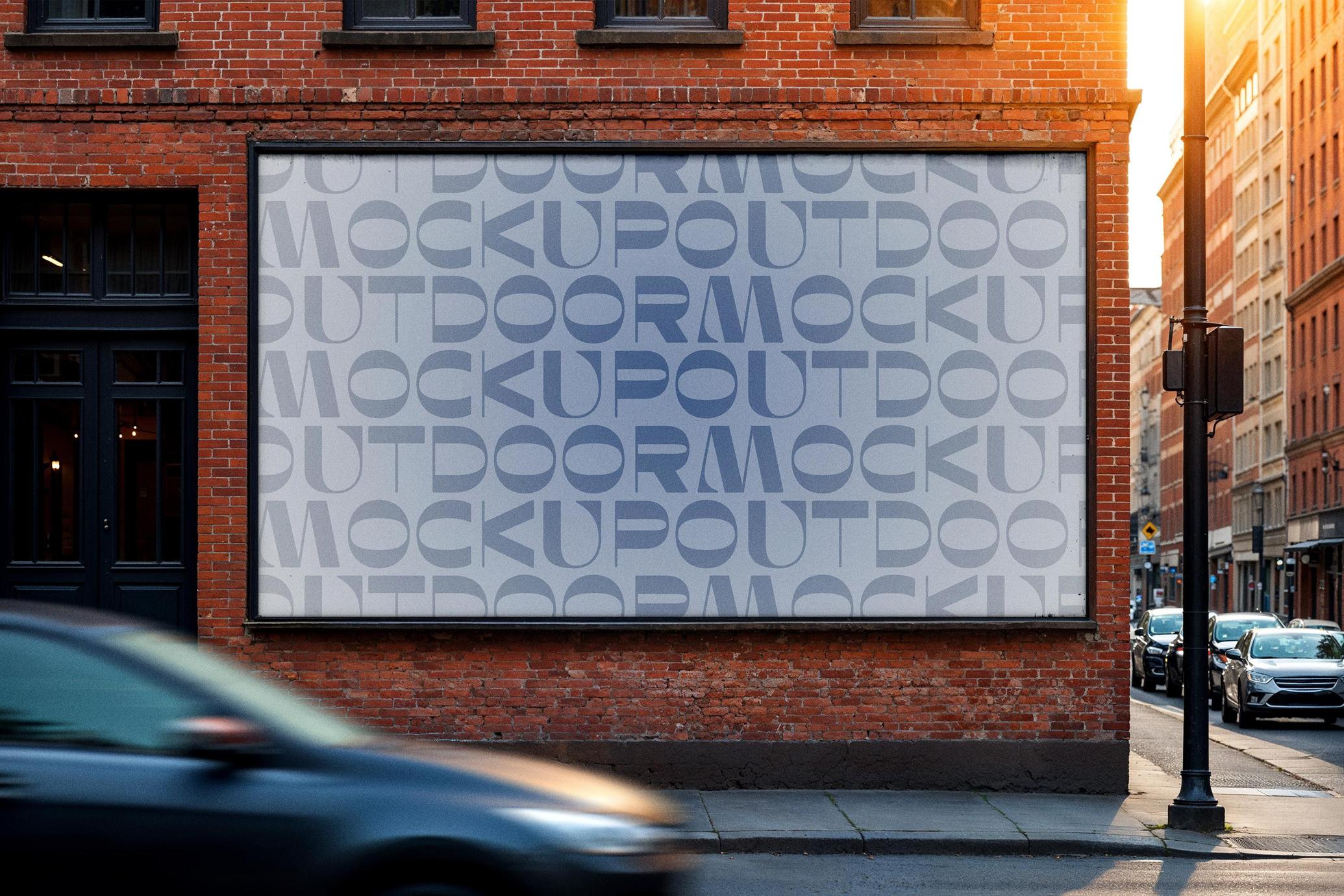 City Billboard Mockup