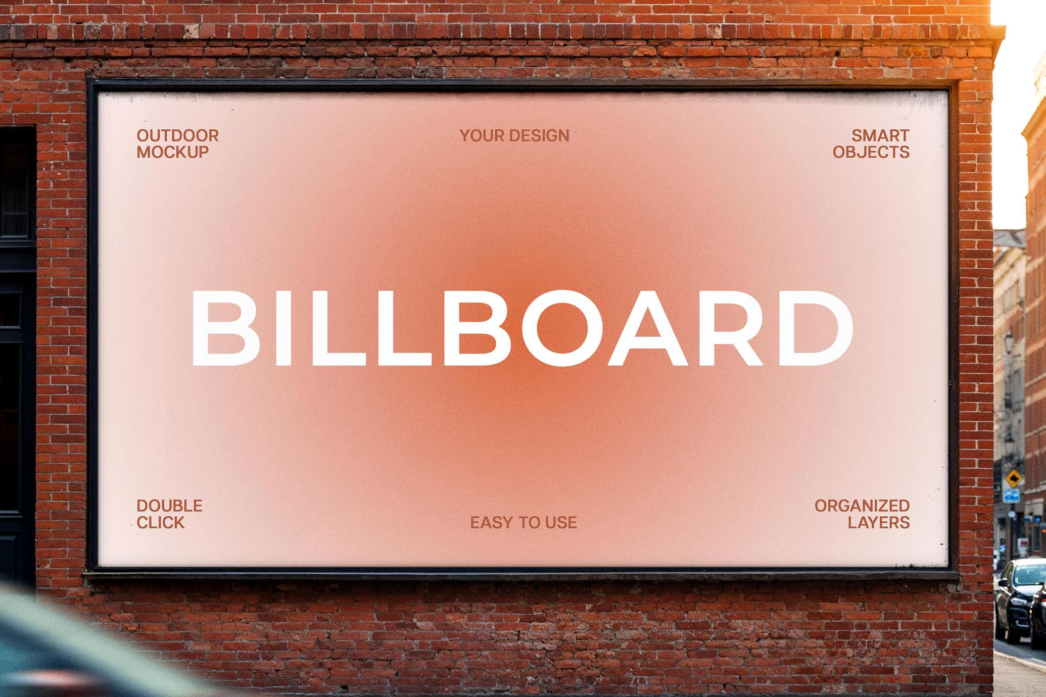 City Billboard Mockup
