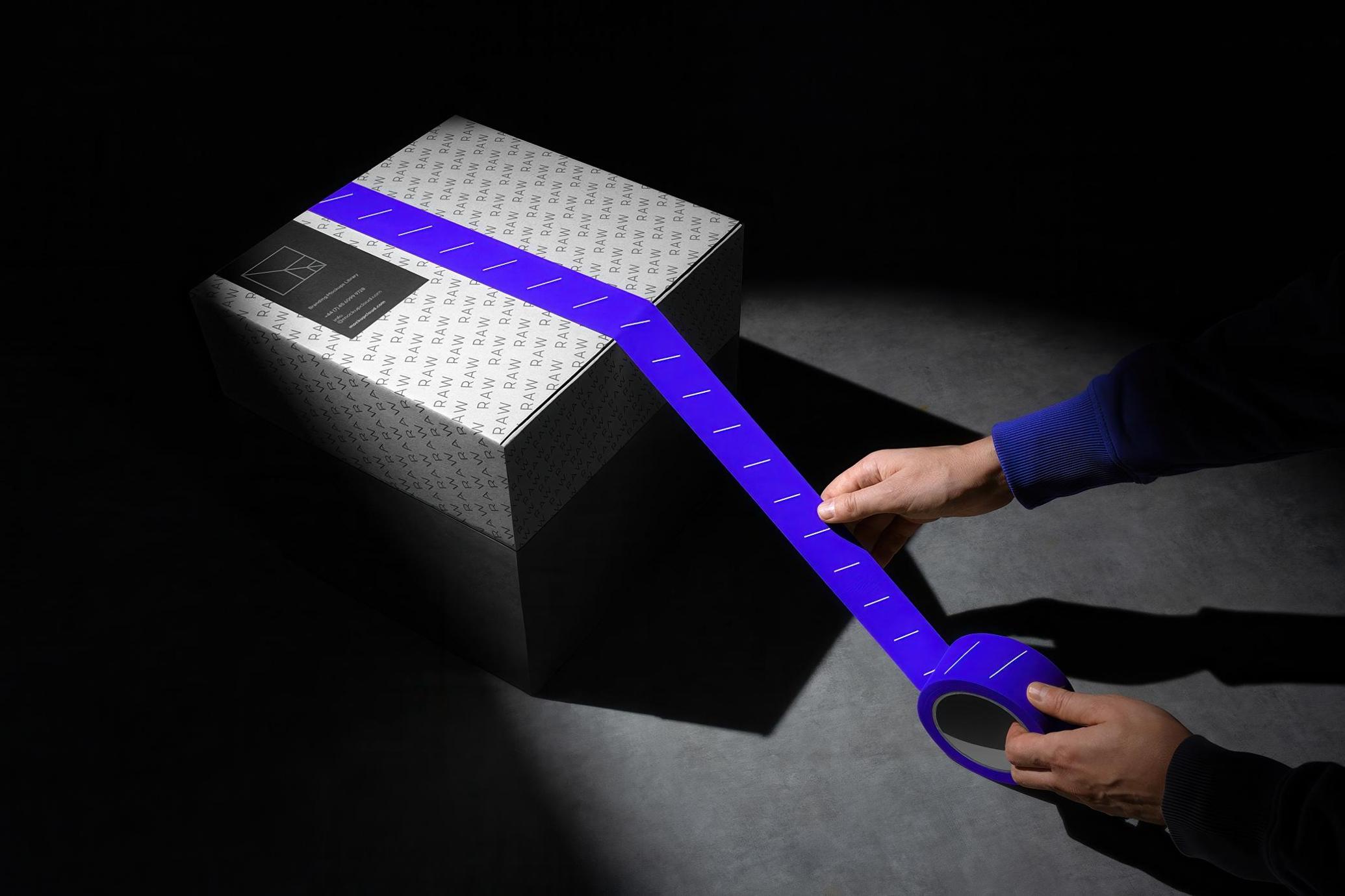 Box & Duct Tape Mockup