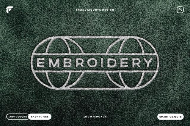 Fabric Embroidery Effect