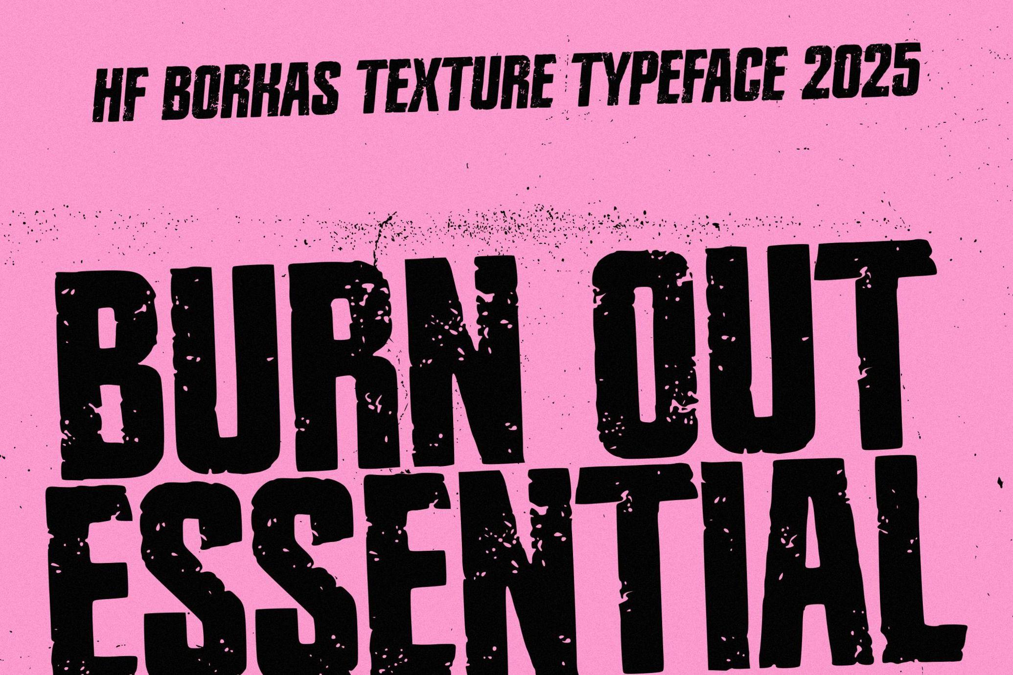 HF Borkas Sans Serif Font