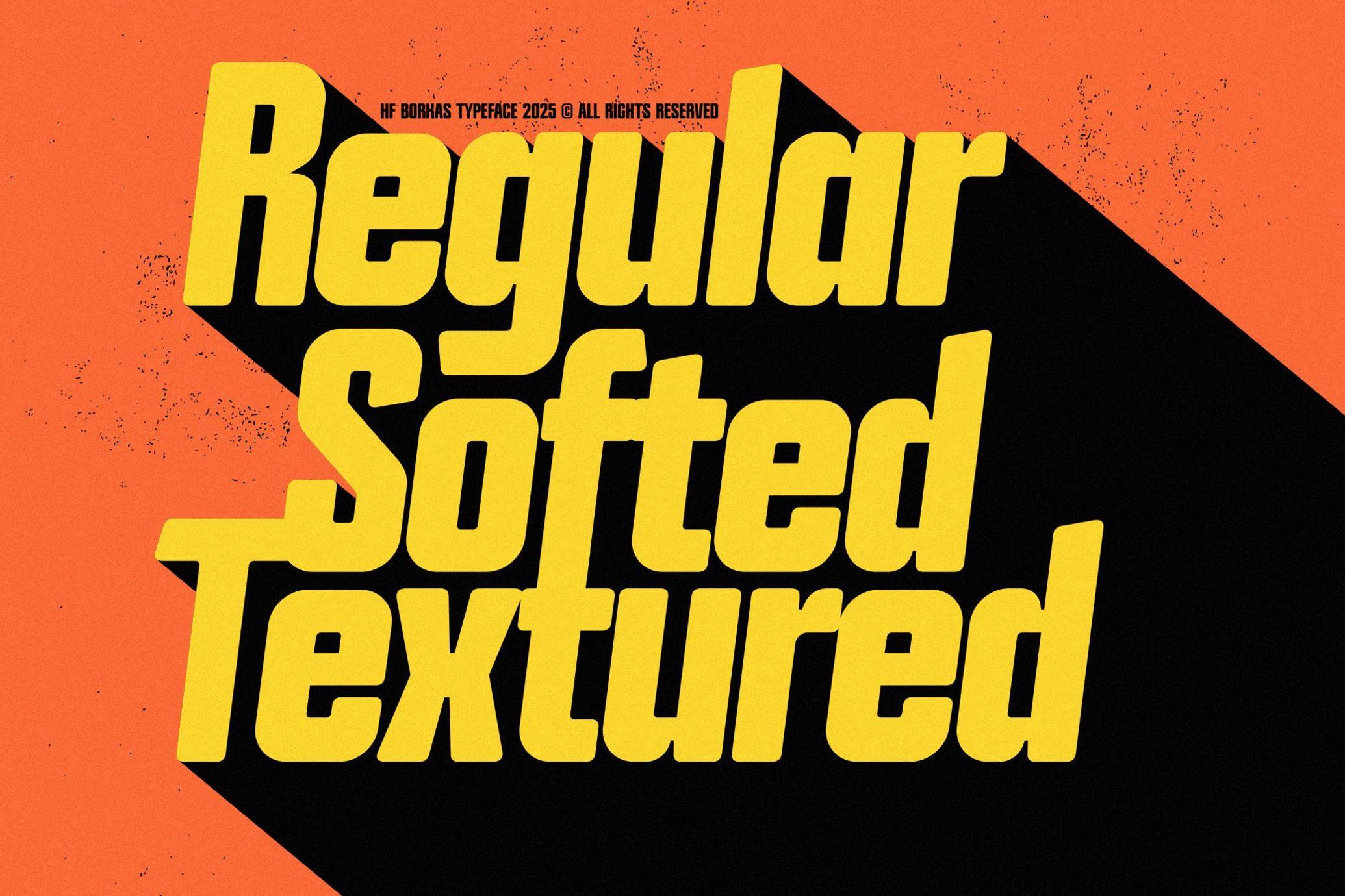 HF Borkas Sans Serif Font