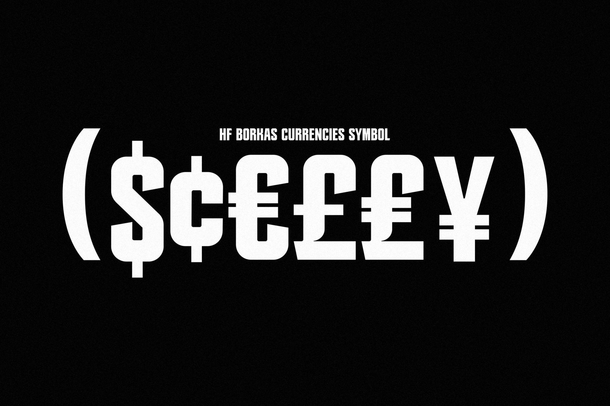 HF Borkas Sans Serif Font
