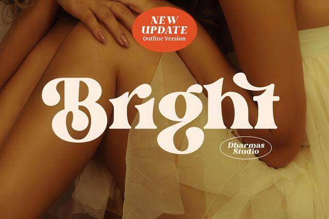 Bright - Retro Font