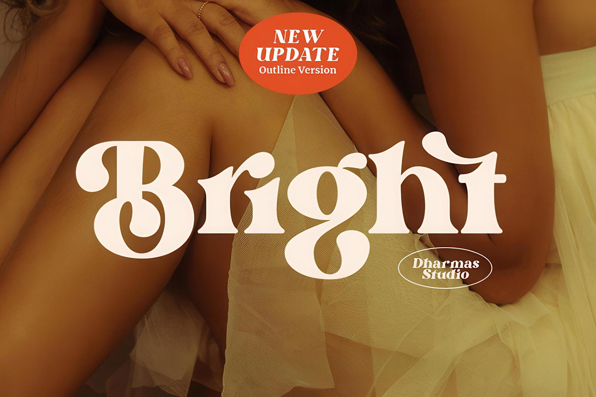 Bright - Retro Font