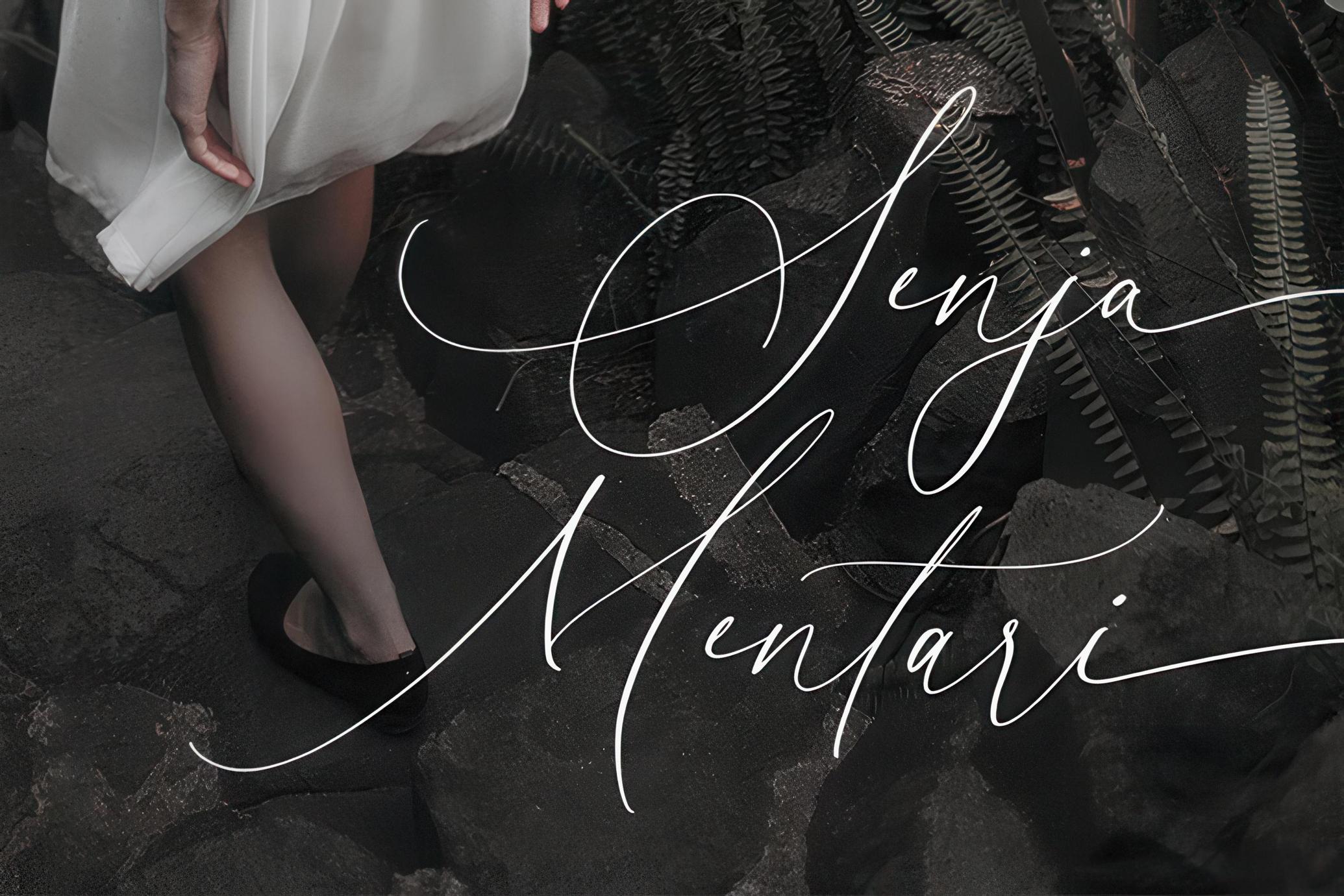 Senja Mentari - Modern Script